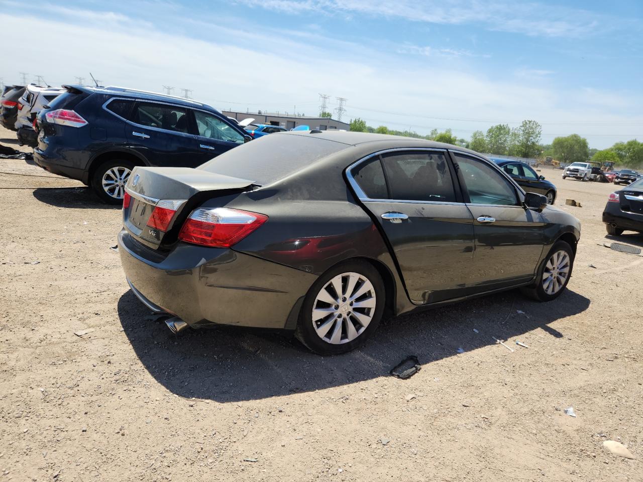 2013 Honda Accord Exl Charcoal vin: 1HGCR3F80DA045300