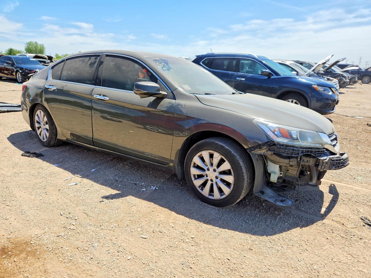 2013 Honda Accord Exl Charcoal vin: 1HGCR3F80DA045300