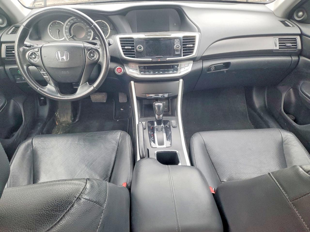 2013 Honda Accord Exl White vin: 1HGCR3F80DA801160