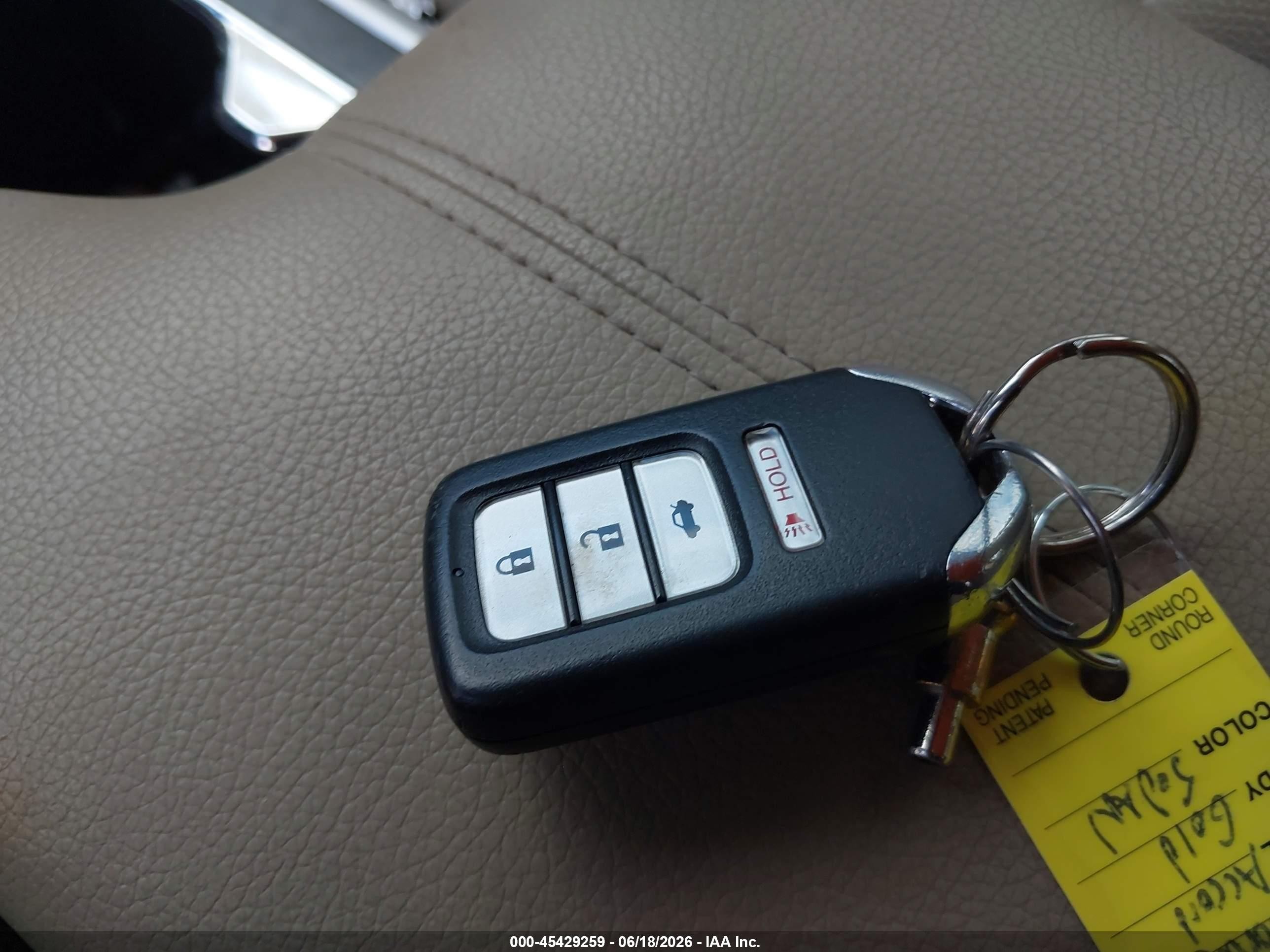 2014 Honda Accord Ex-l V-6 Tan vin: 1HGCR3F80EA010094