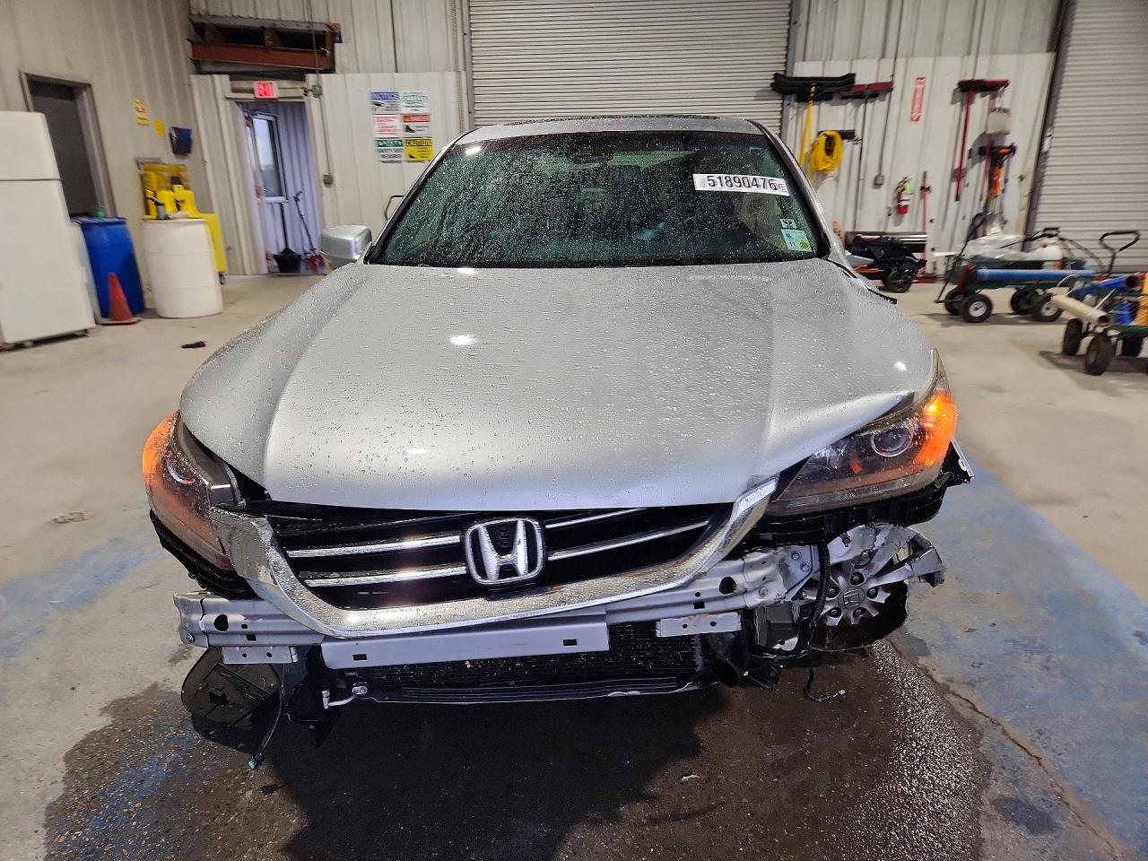 2014 Honda Accord Exl Silver vin: 1HGCR3F80EA012590