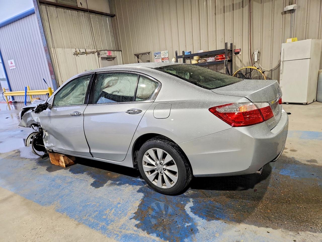2014 Honda Accord Exl Silver vin: 1HGCR3F80EA012590