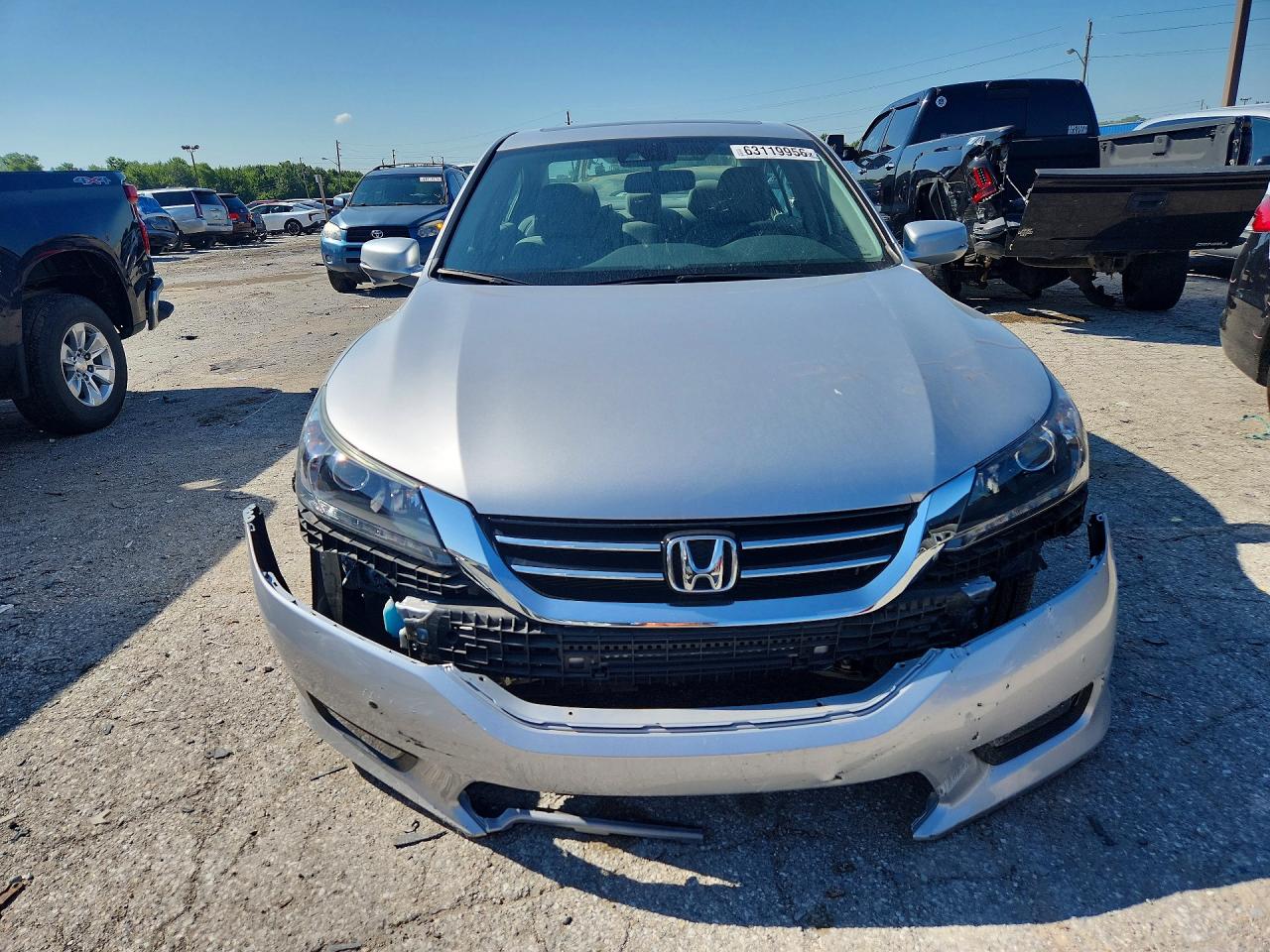 2015 Honda Accord Exl Серебряный vin: 1HGCR3F80FA022618