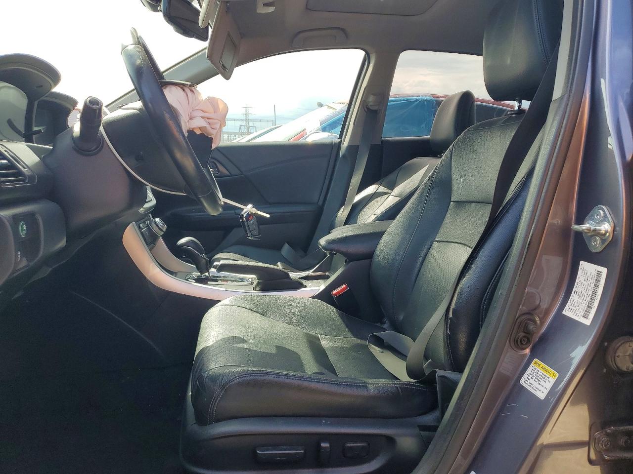 2015 Honda Accord Exl Gray vin: 1HGCR3F80FA032324