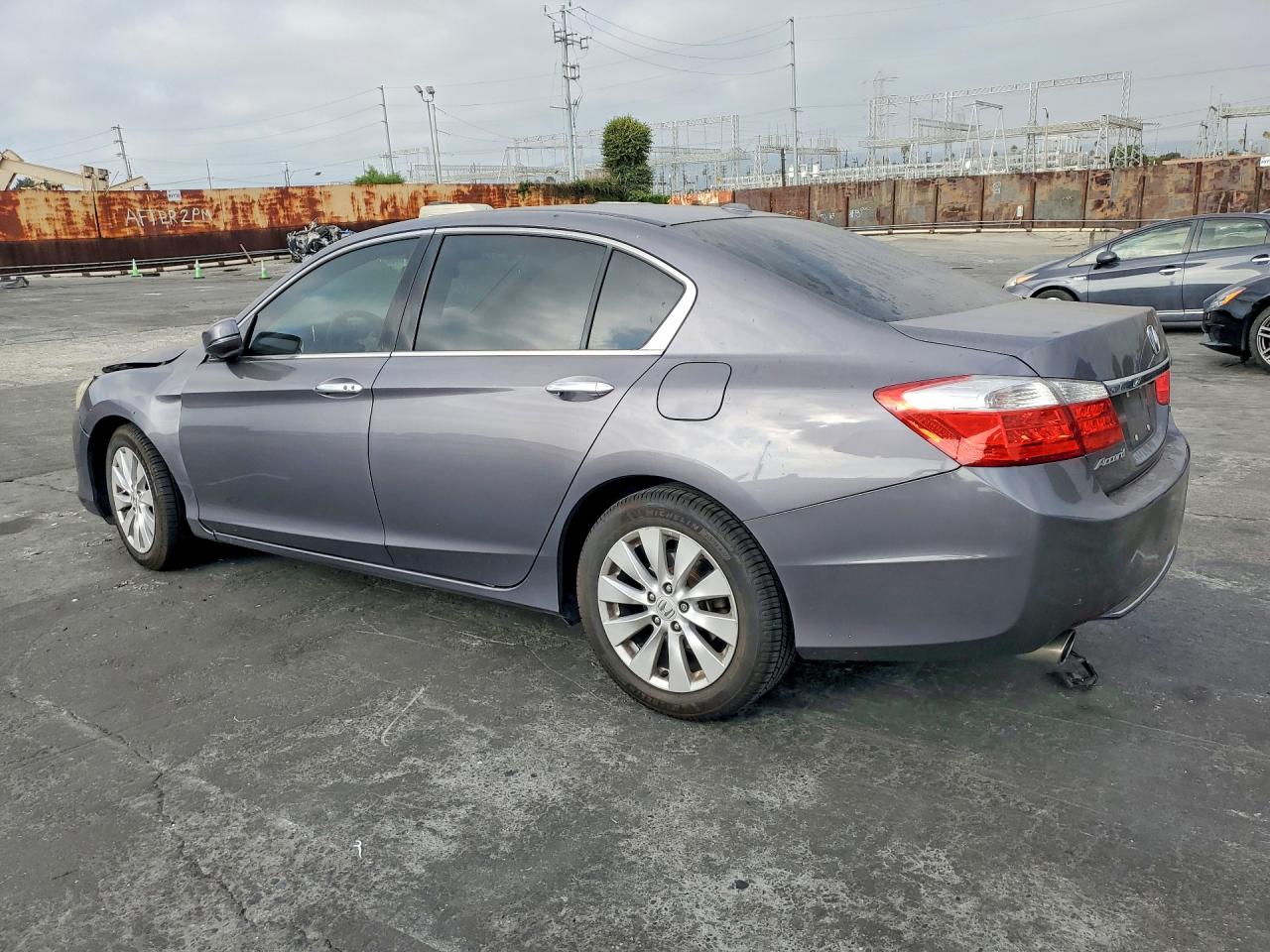 2015 Honda Accord Exl Gray vin: 1HGCR3F80FA032324