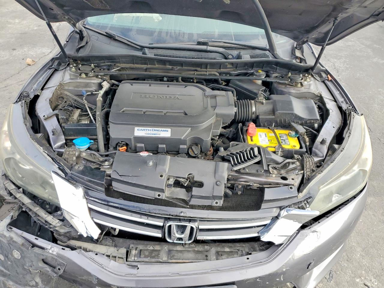 2015 Honda Accord Exl Gray vin: 1HGCR3F80FA032324