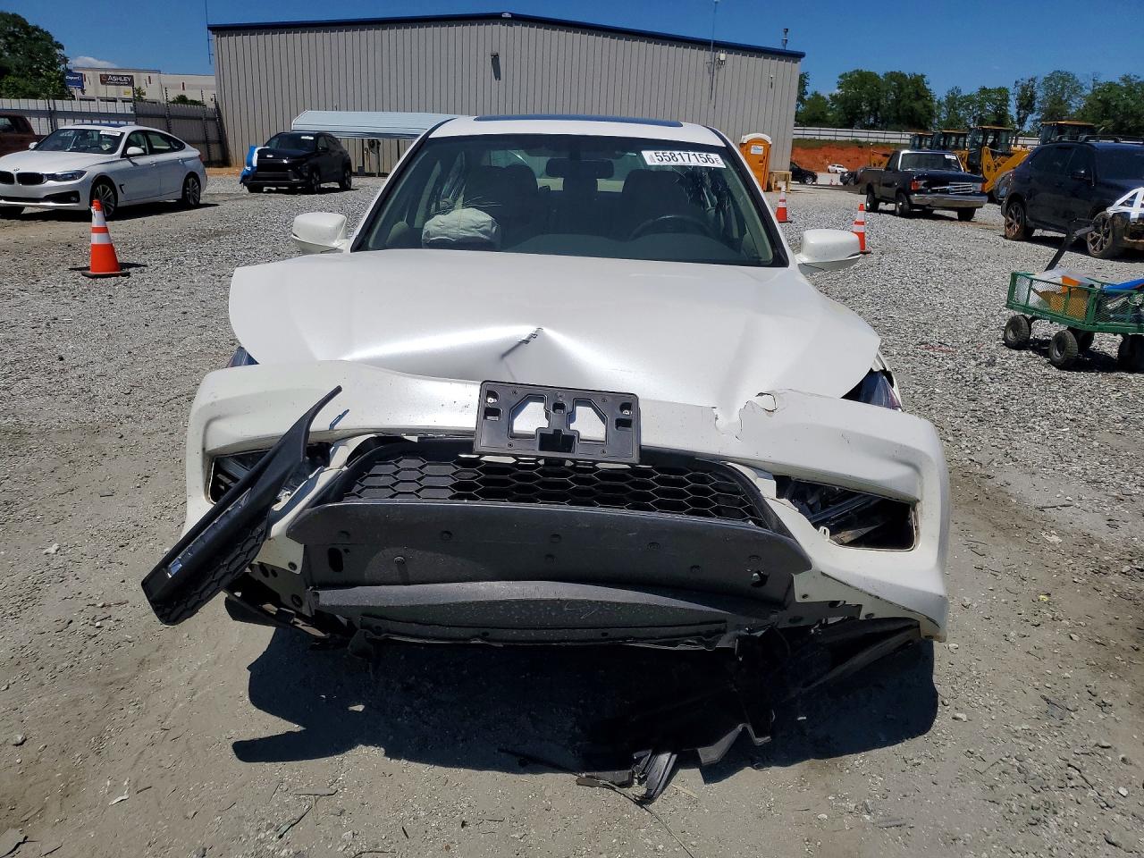 2017 Honda Accord Exl White vin: 1HGCR3F80HA039258