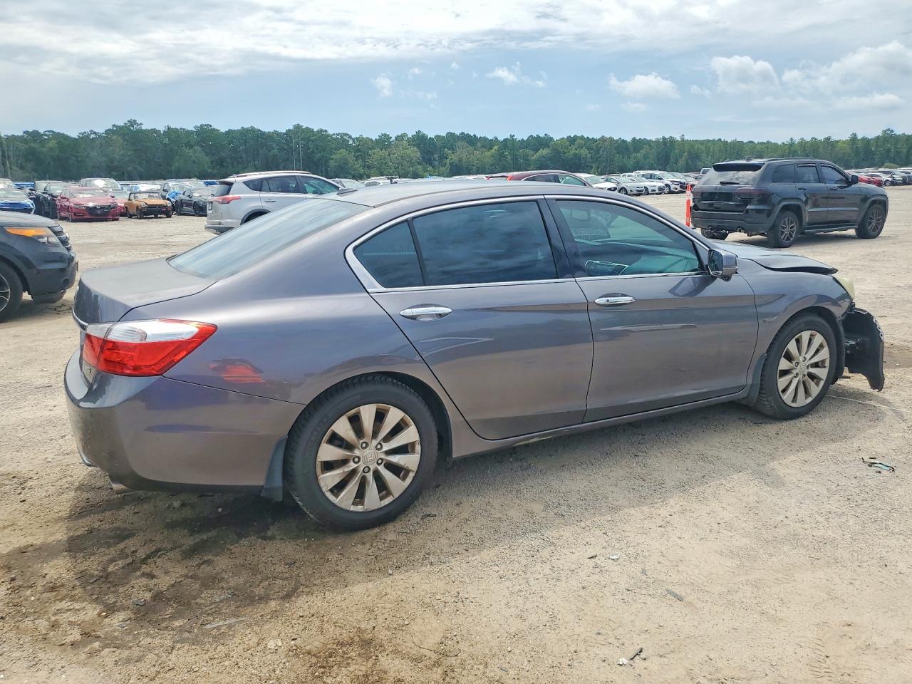 2013 Honda Accord Exl Gray vin: 1HGCR3F81DA011057