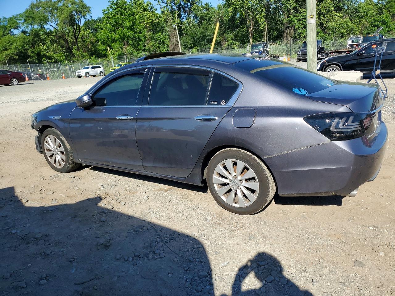2013 Honda Accord Exl Серый vin: 1HGCR3F81DA012340