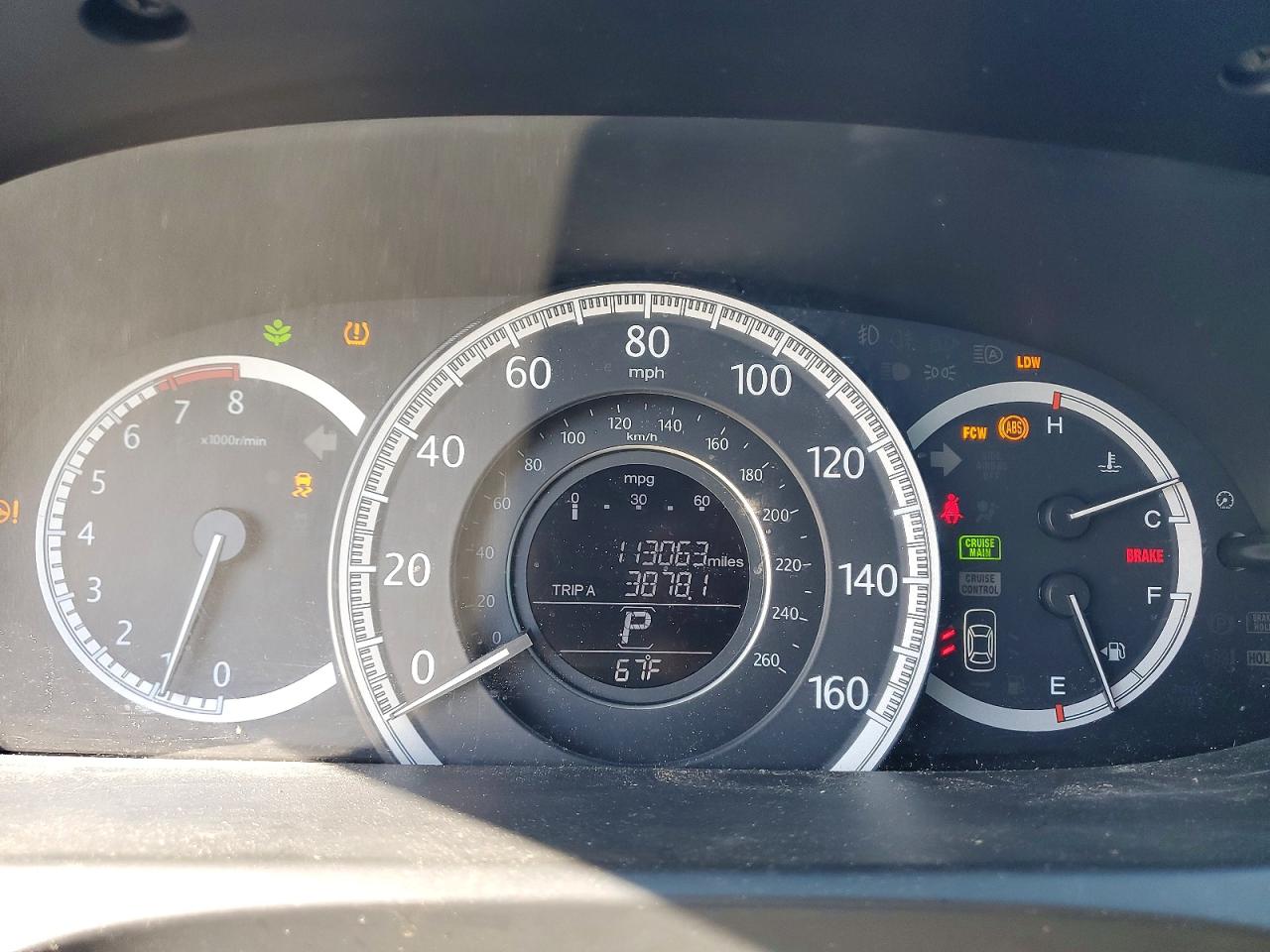 2013 Honda Accord Exl Серый vin: 1HGCR3F81DA012340
