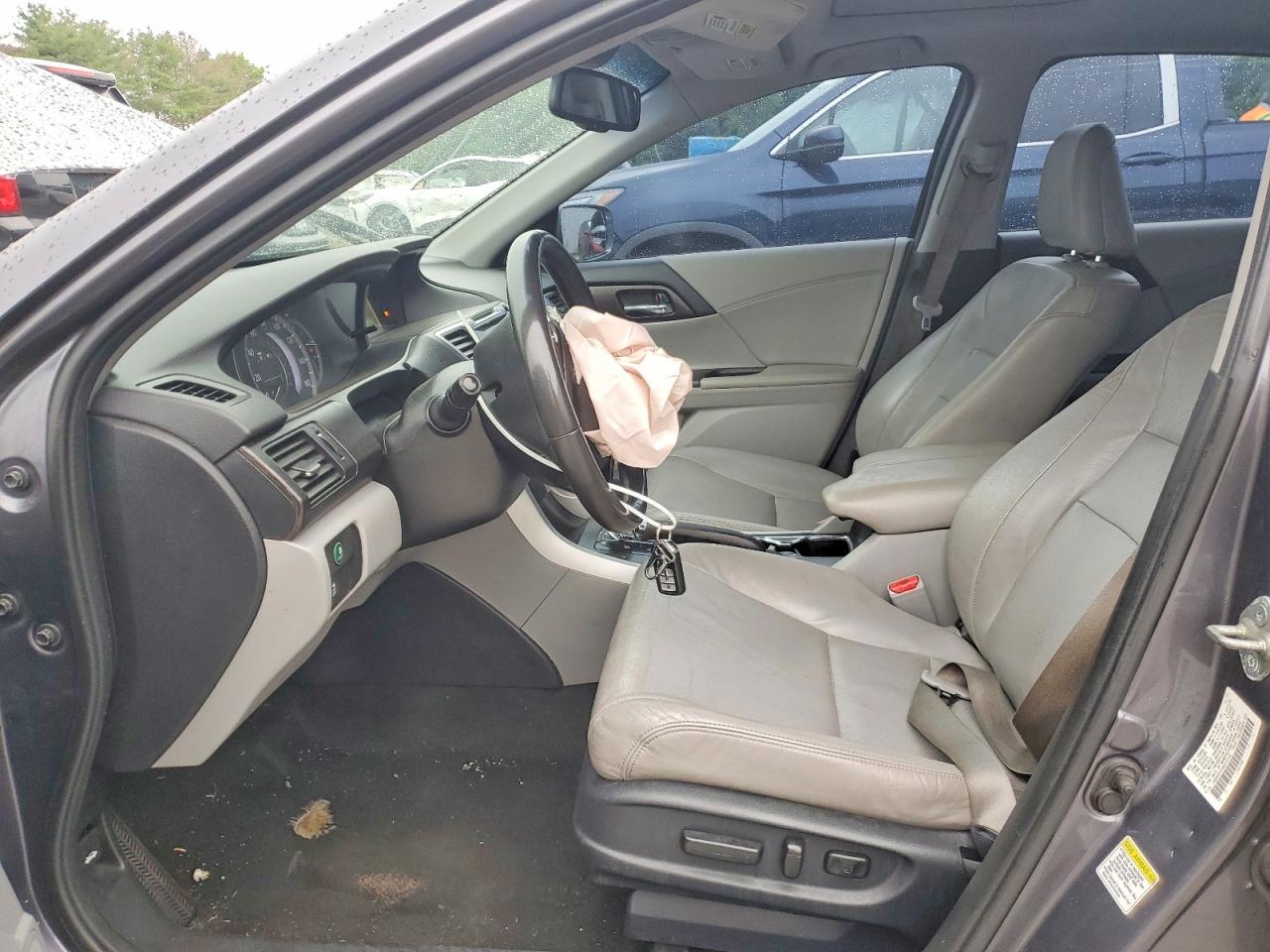 2013 Honda Accord Exl Gray vin: 1HGCR3F81DA015755