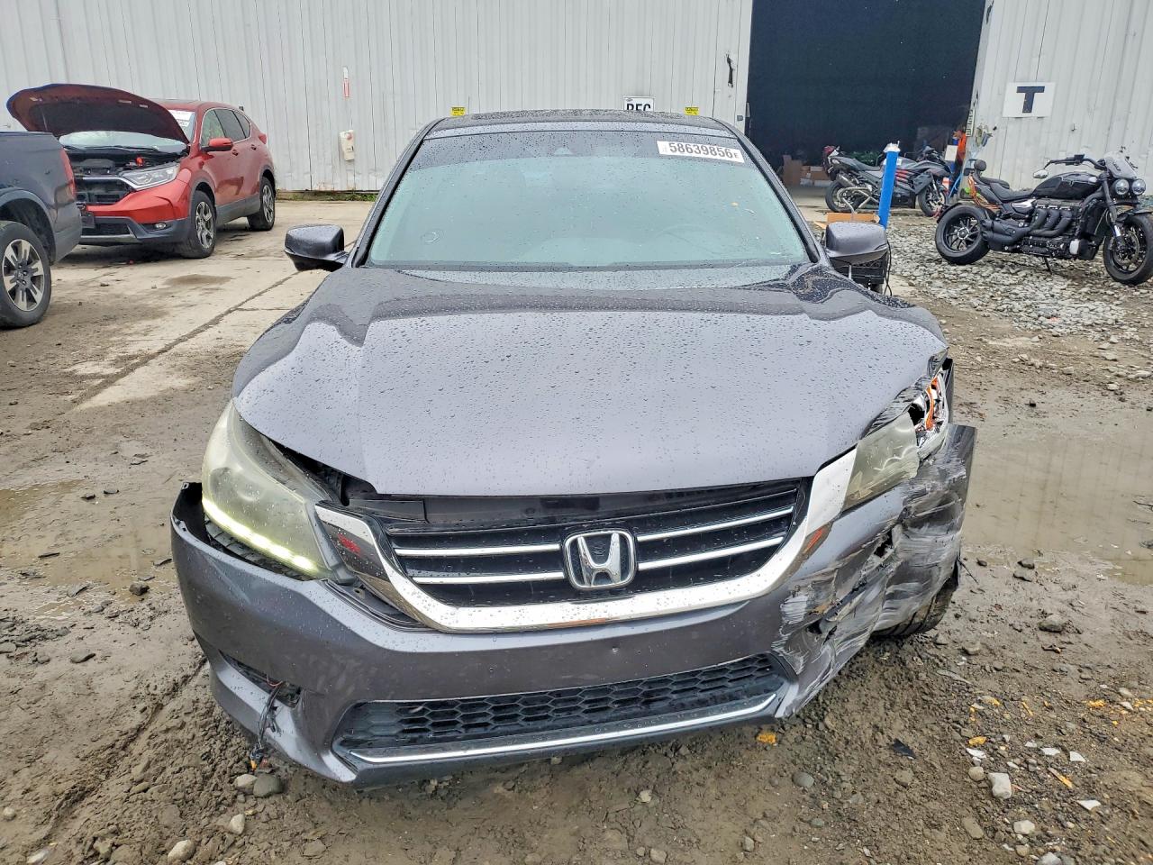 2013 Honda Accord Exl Gray vin: 1HGCR3F81DA015755