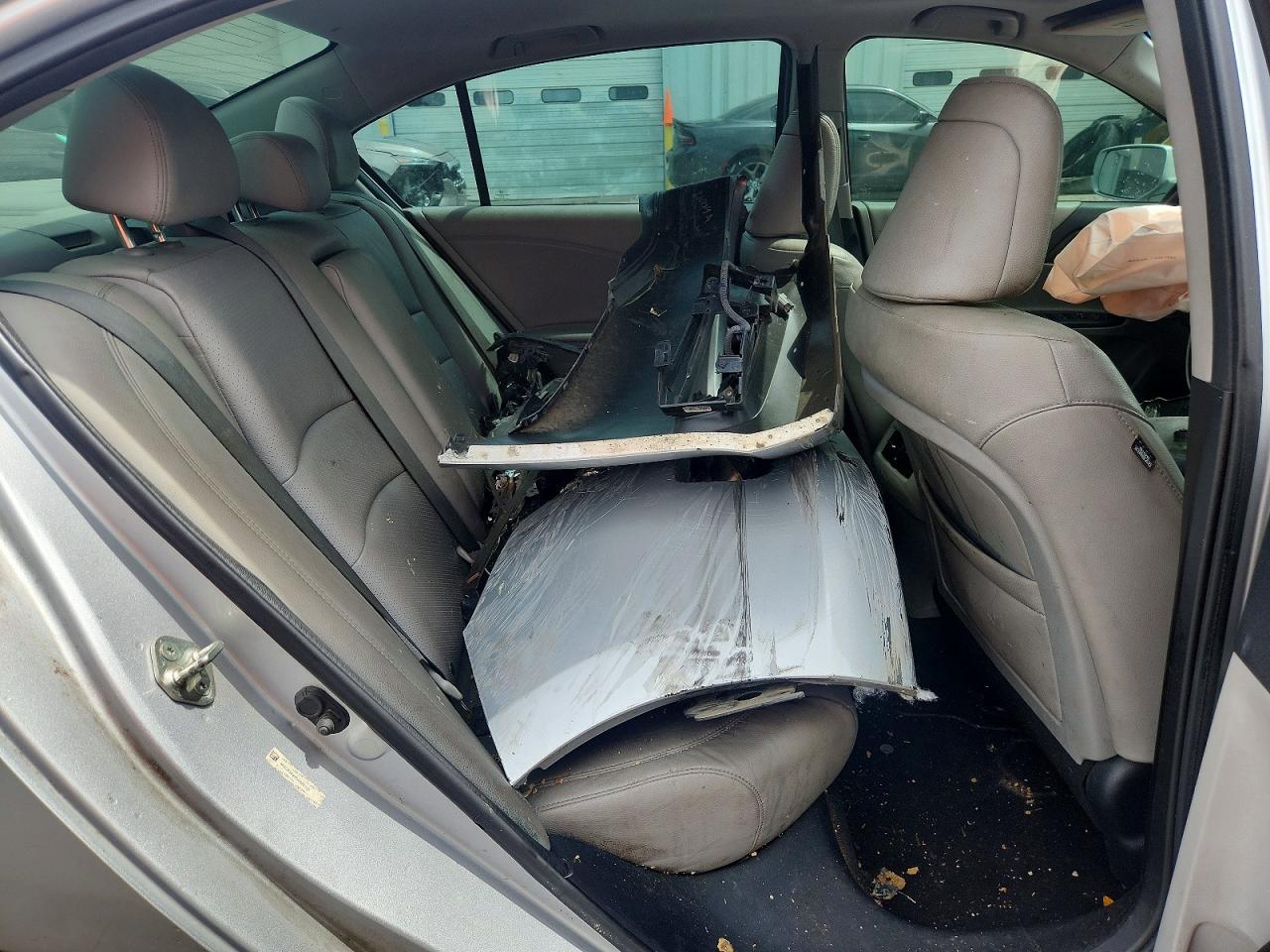 2013 Honda Accord Exl Silver vin: 1HGCR3F81DA020731