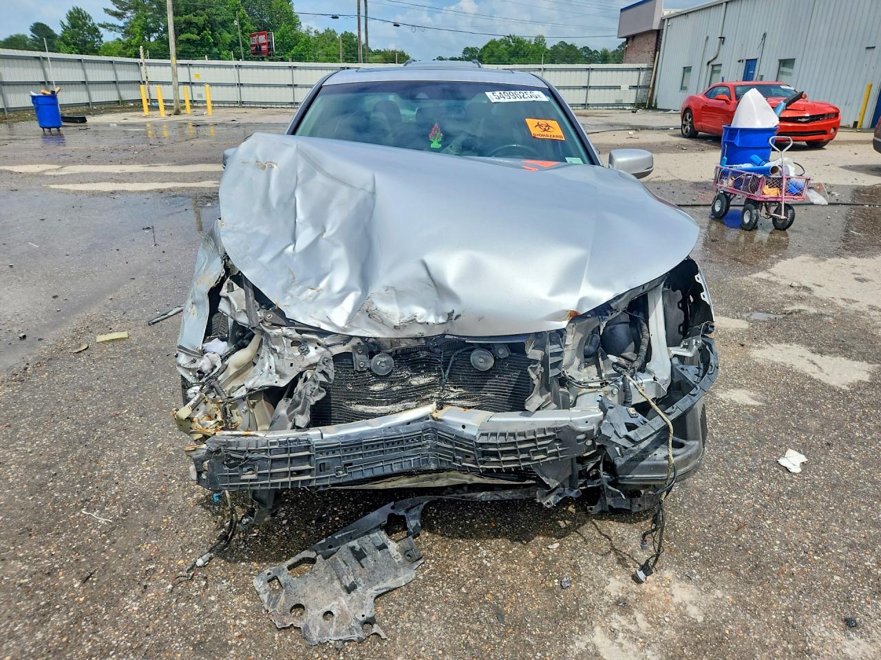 2013 Honda Accord Exl Silver vin: 1HGCR3F81DA020731