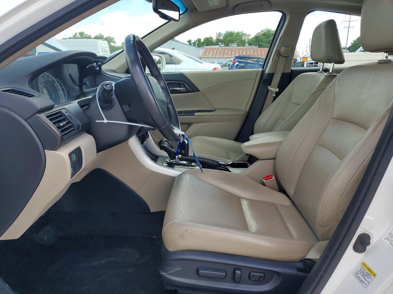 2013 Honda Accord Exl White vin: 1HGCR3F81DA022737