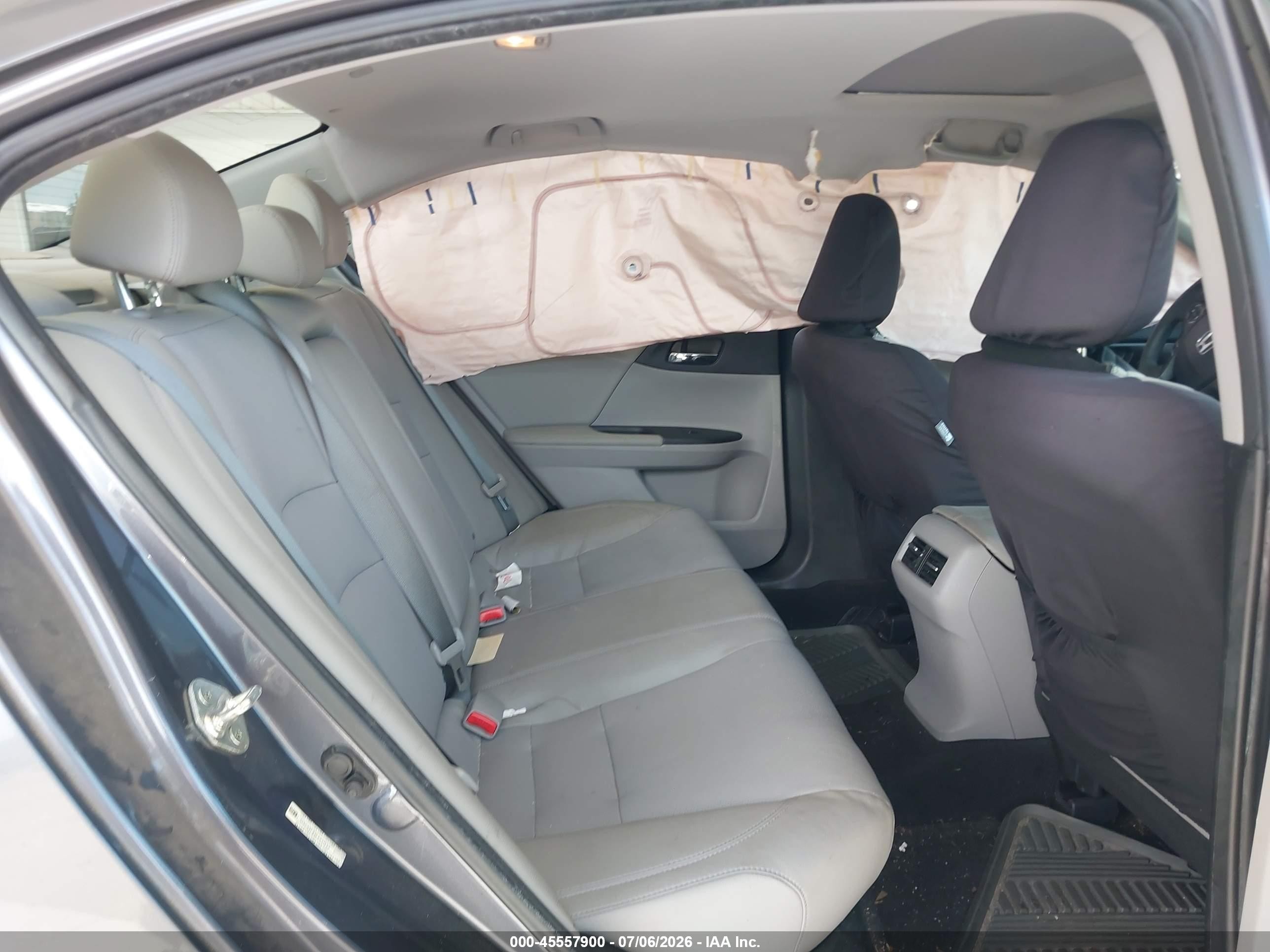 2013 Honda Accord Ex-l V-6 Gray vin: 1HGCR3F81DA031230