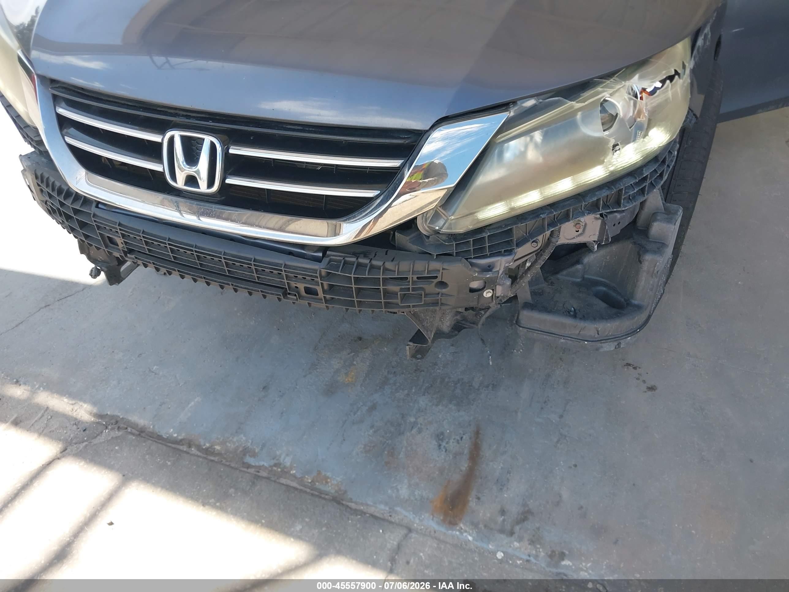 2013 Honda Accord Ex-l V-6 Gray vin: 1HGCR3F81DA031230