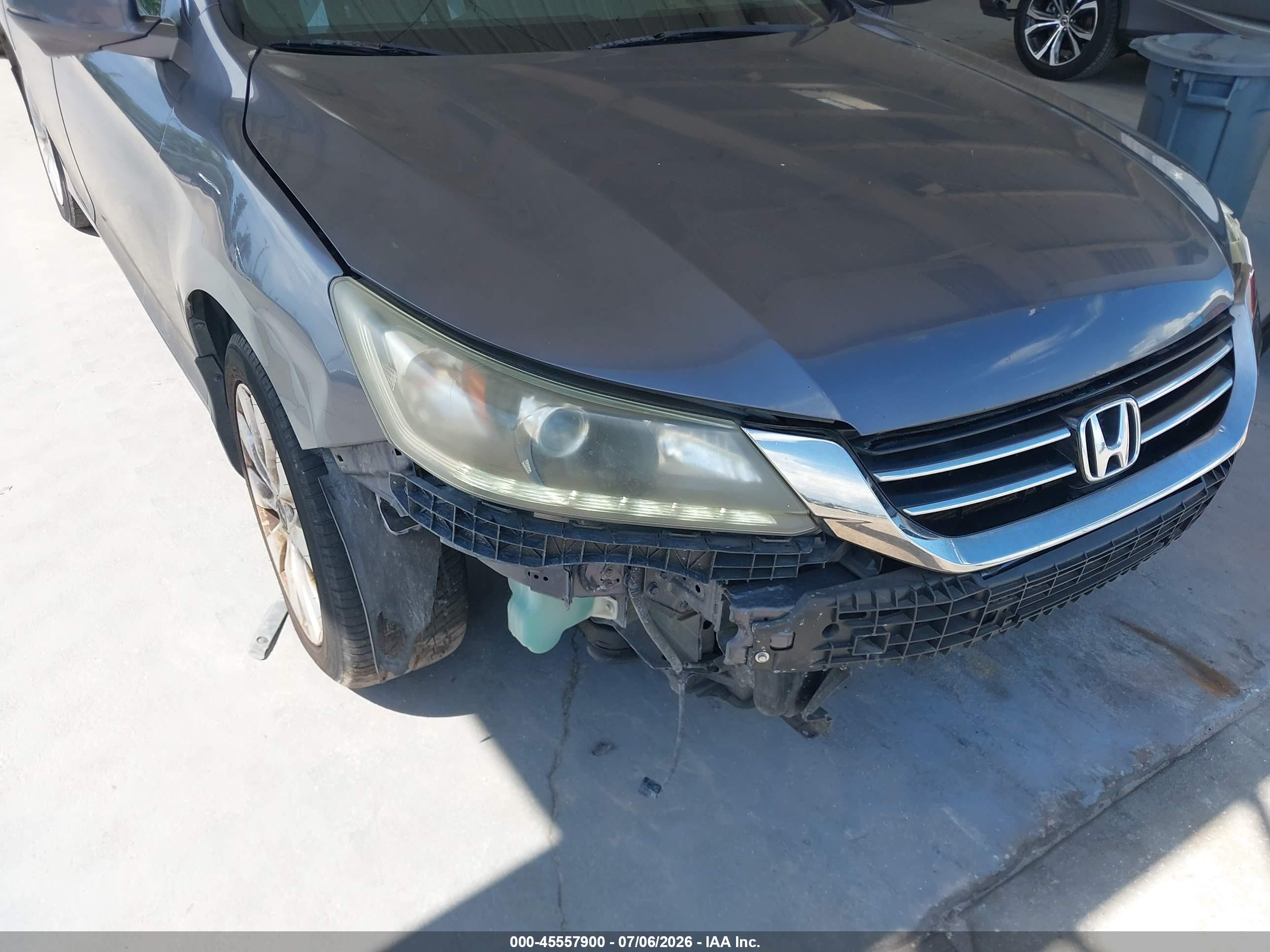 2013 Honda Accord Ex-l V-6 Gray vin: 1HGCR3F81DA031230