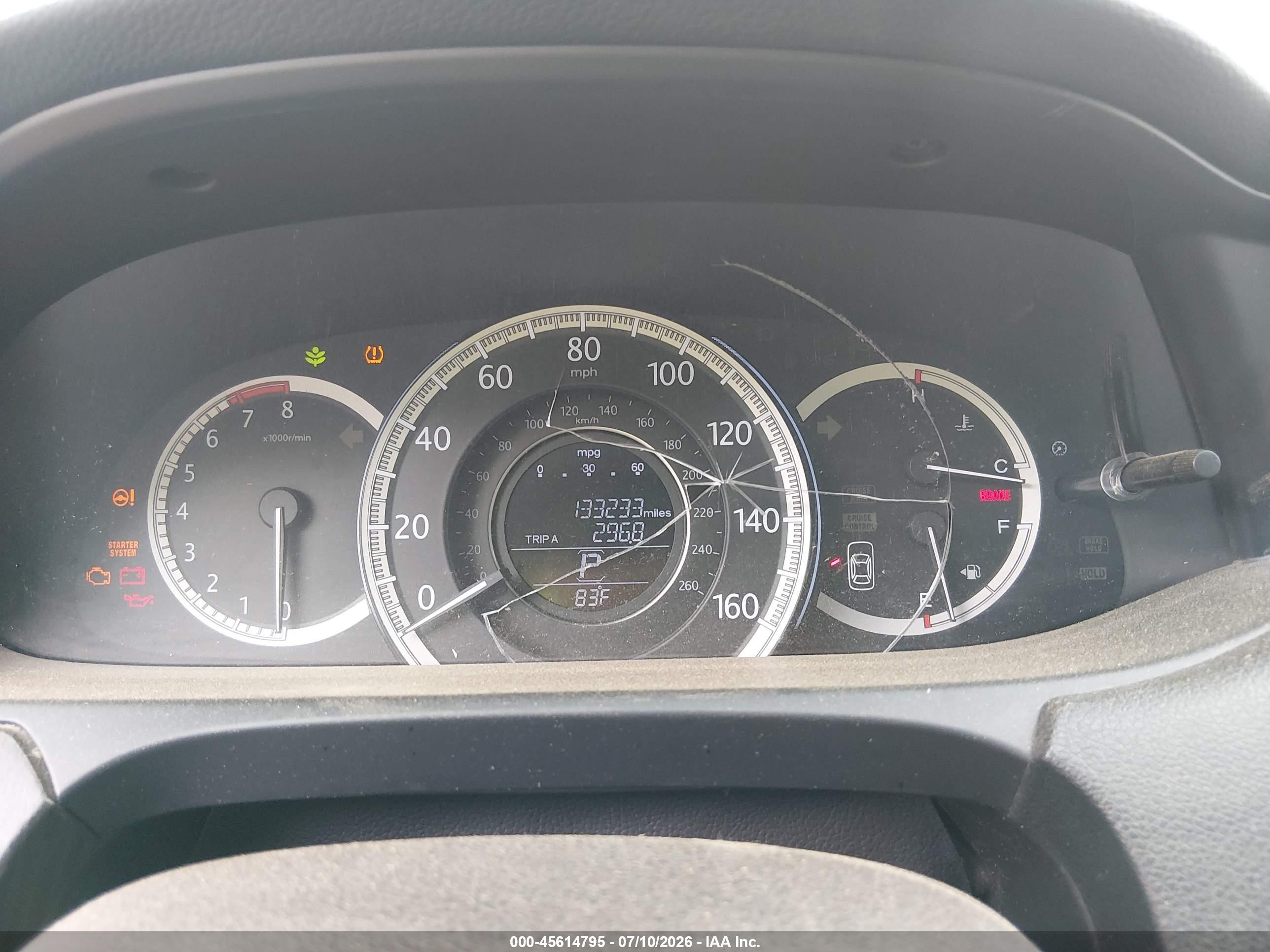 2013 Honda Accord Ex-l V-6 White vin: 1HGCR3F81DA035732