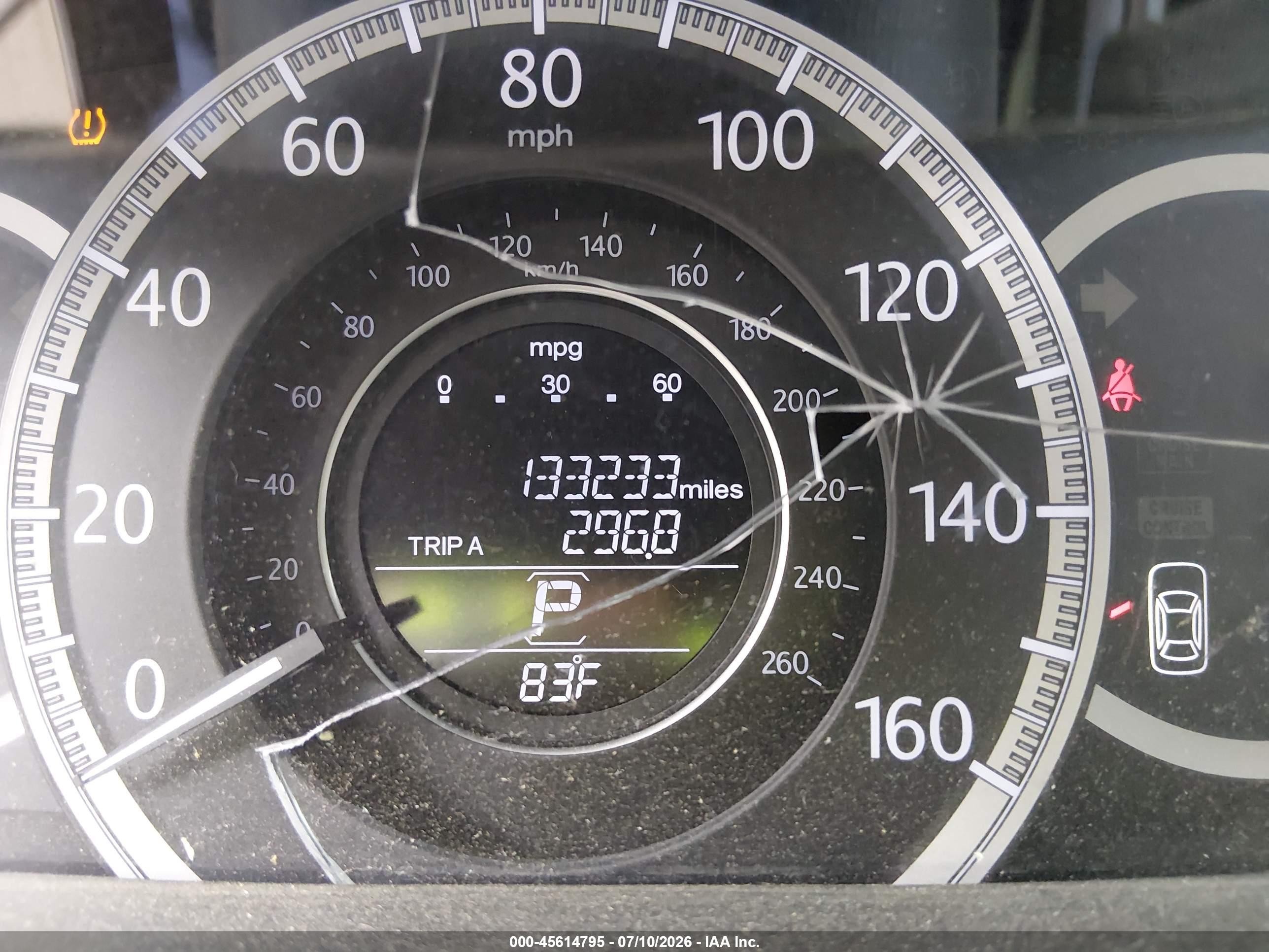 2013 Honda Accord Ex-l V-6 White vin: 1HGCR3F81DA035732