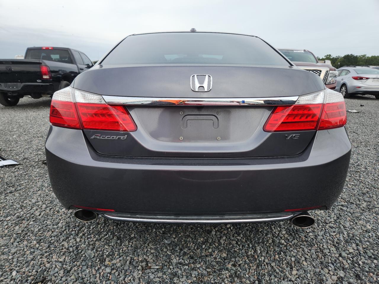 2013 Honda Accord Exl Серый vin: 1HGCR3F81DA041269