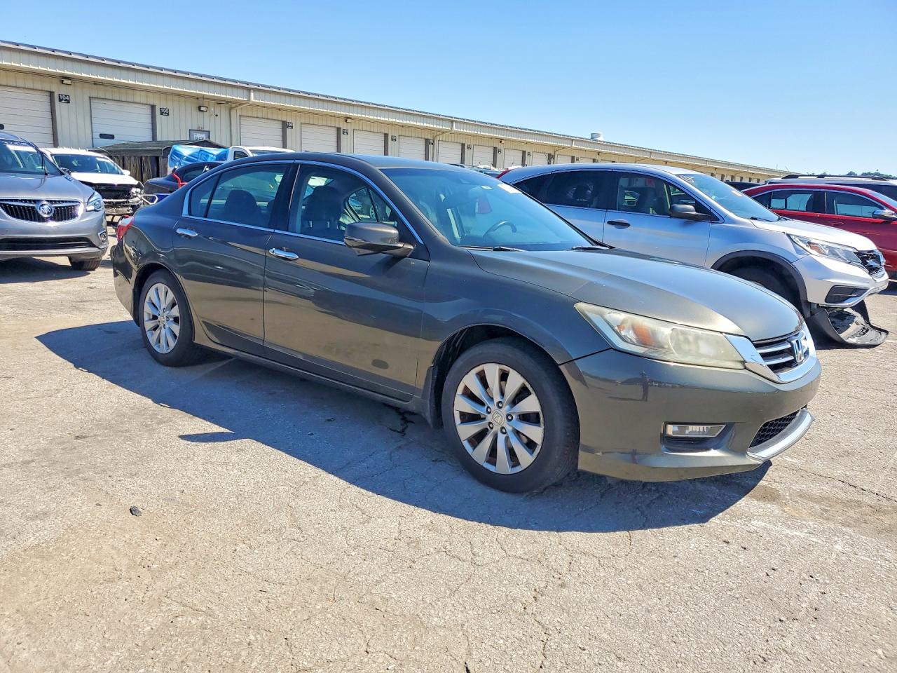 2013 Honda Accord Exl Gray vin: 1HGCR3F81DA048206