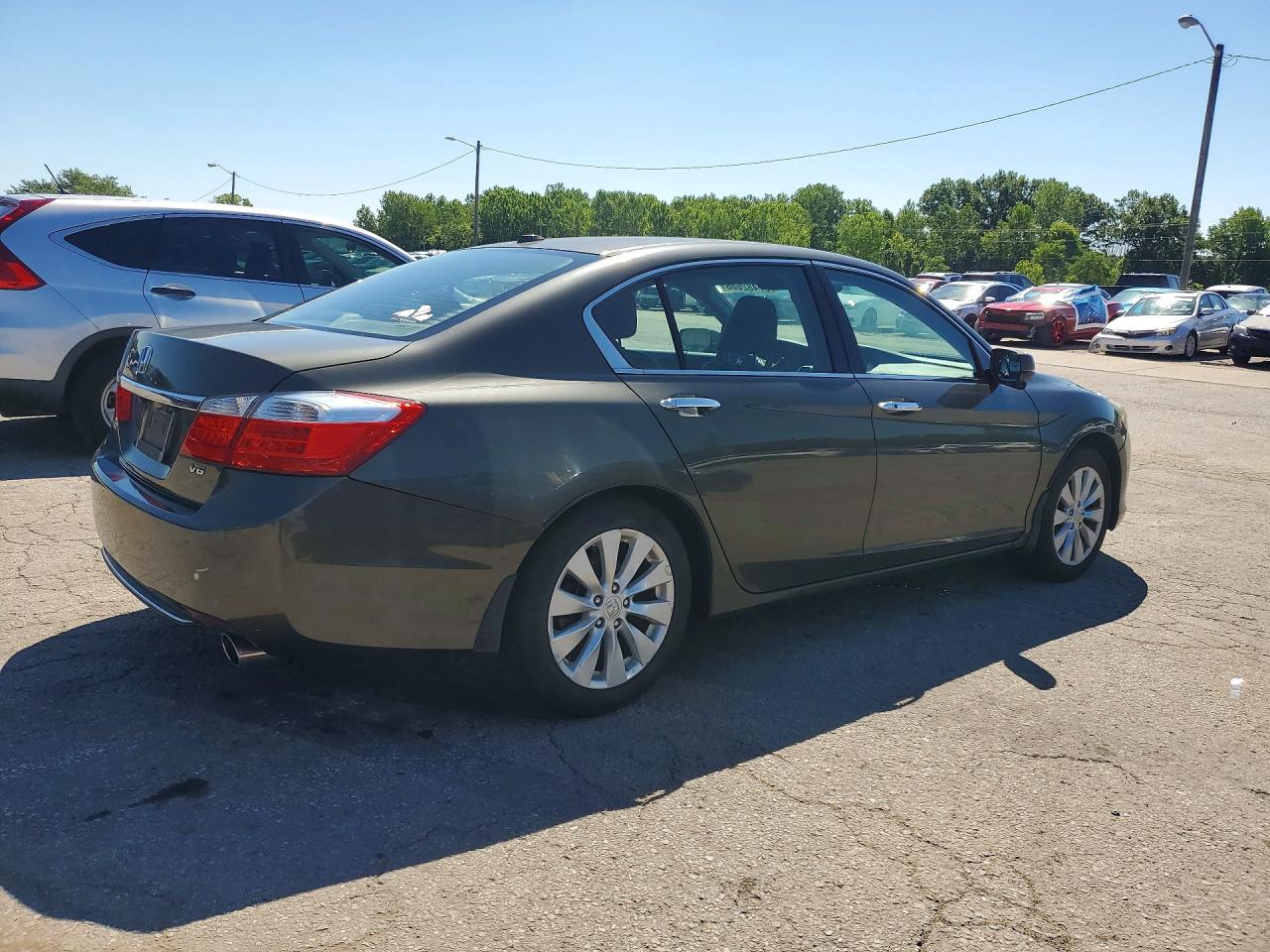 2013 Honda Accord Exl Gray vin: 1HGCR3F81DA048206