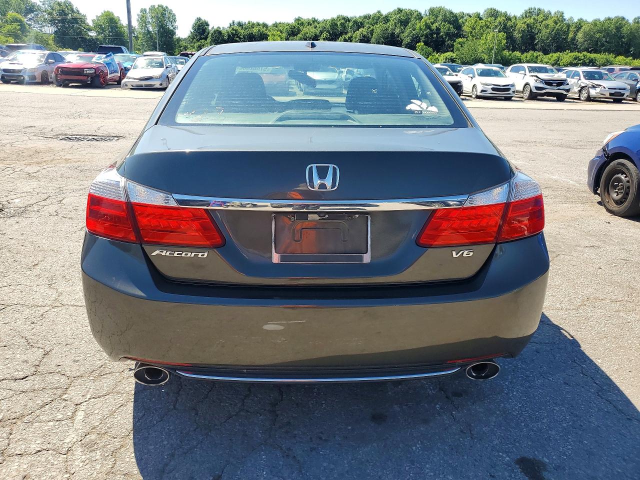 2013 Honda Accord Exl Gray vin: 1HGCR3F81DA048206