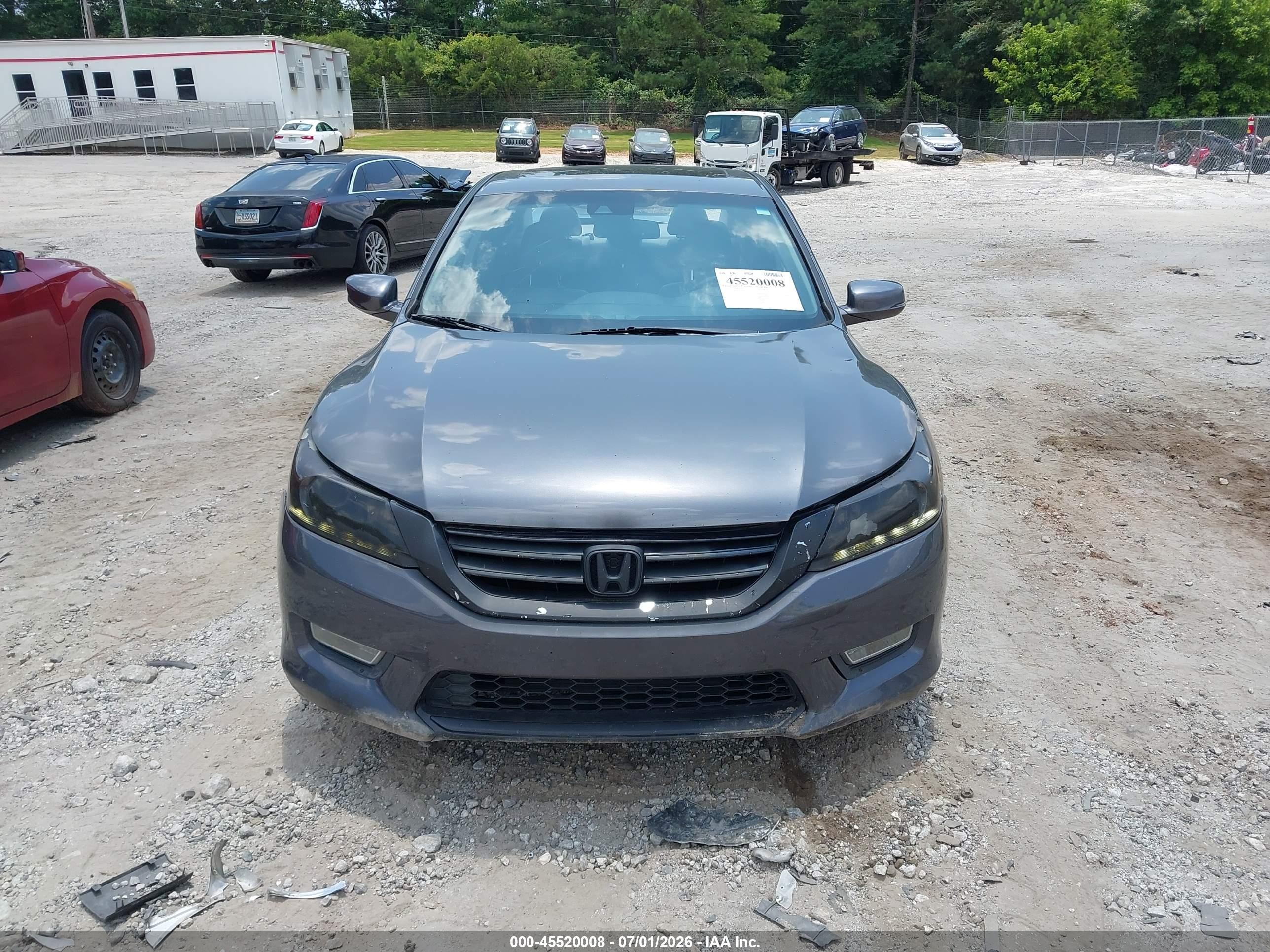 2013 Honda Accord Ex-l V-6 Gray vin: 1HGCR3F81DA048884