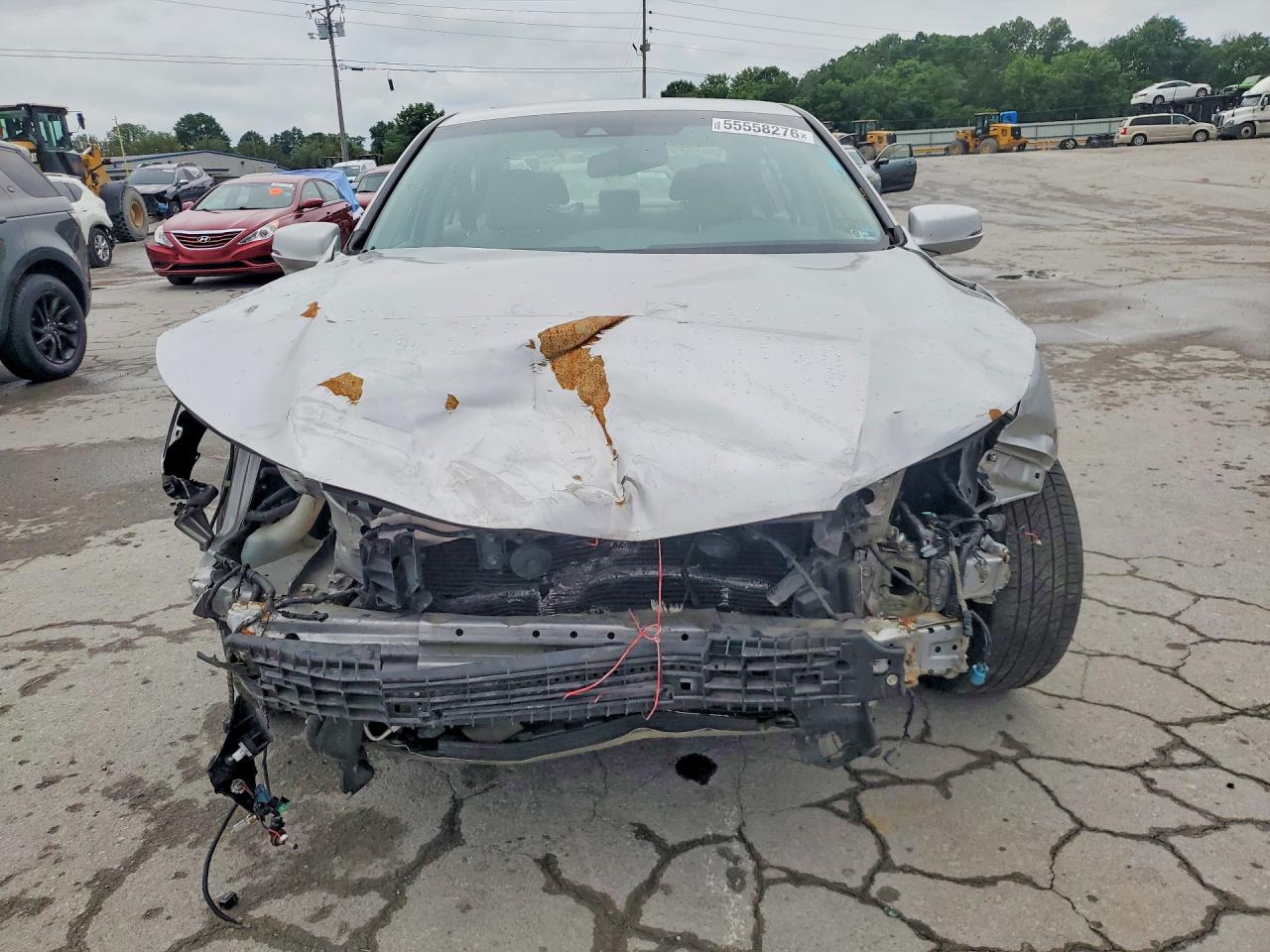 2014 Honda Accord Exl Серебряный vin: 1HGCR3F81EA003705