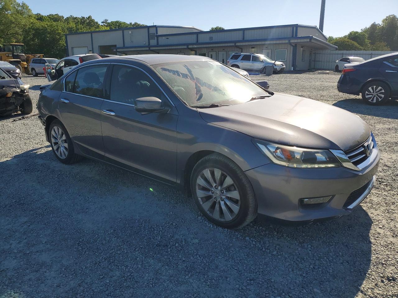 2014 Honda Accord Exl Серый vin: 1HGCR3F81EA017748