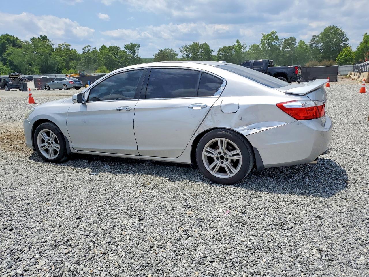 2014 Honda Accord Exl Серебряный vin: 1HGCR3F81EA022500