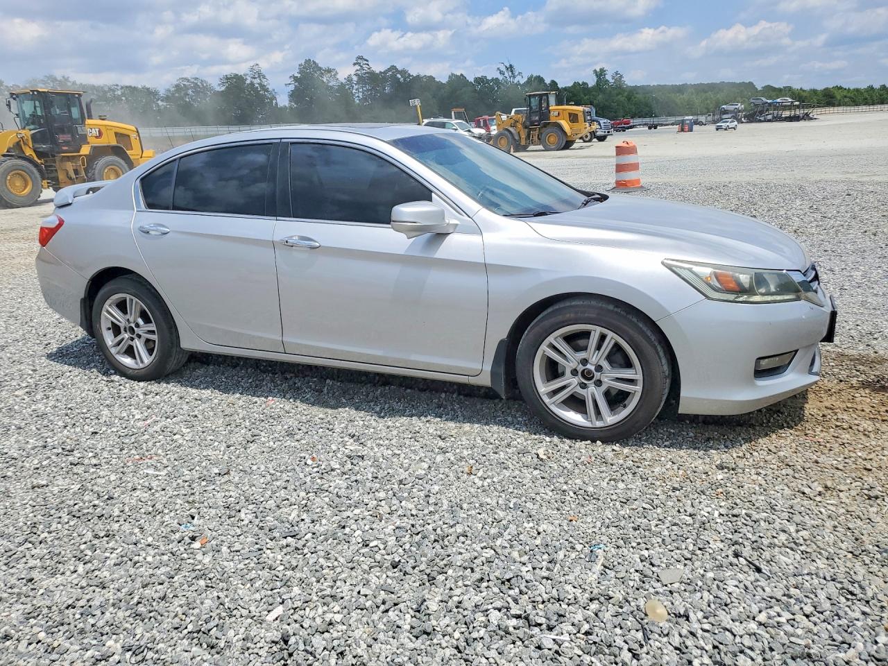 2014 Honda Accord Exl Серебряный vin: 1HGCR3F81EA022500
