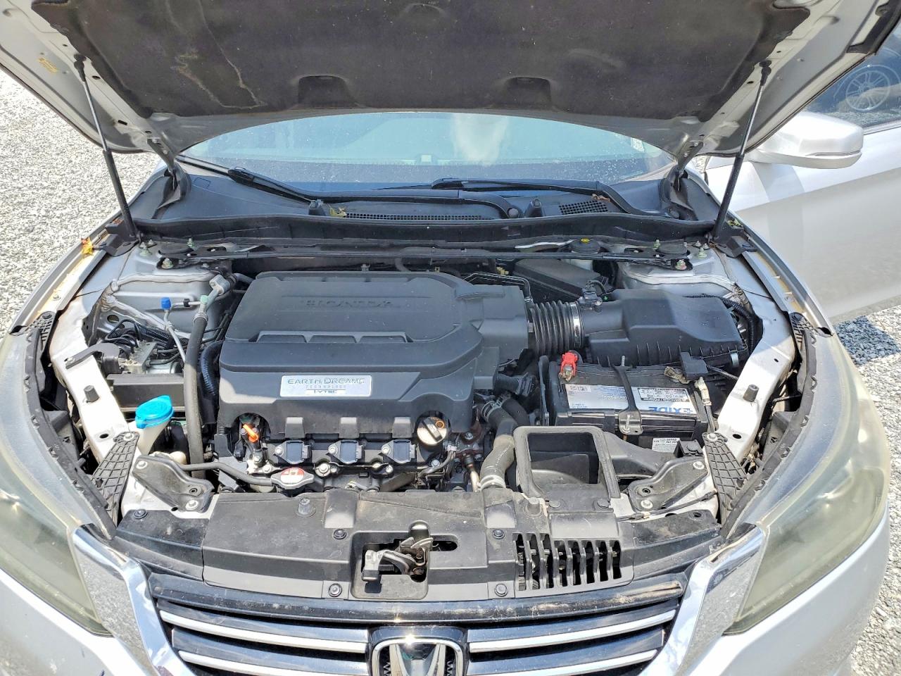 2014 Honda Accord Exl Серебряный vin: 1HGCR3F81EA022500