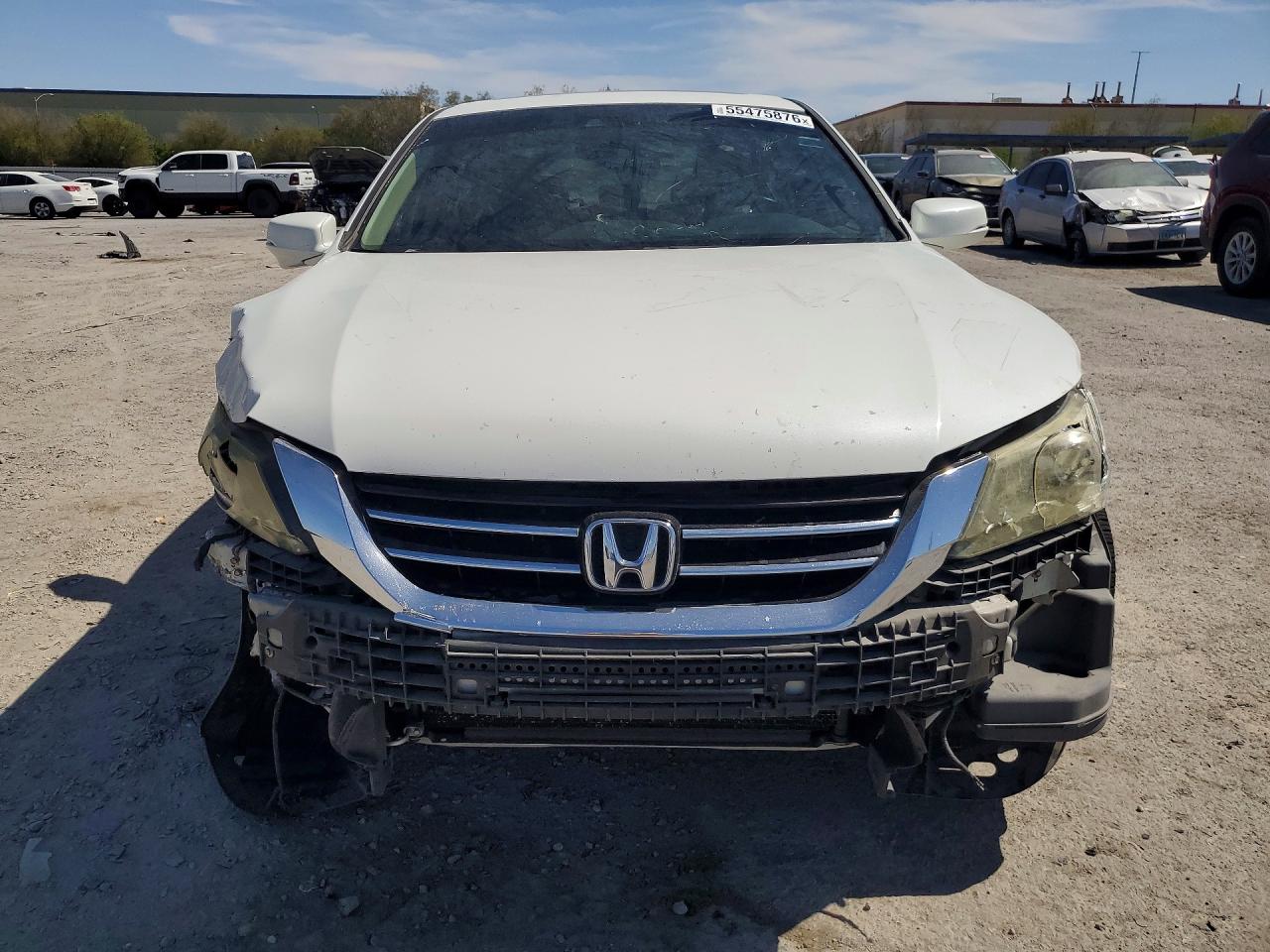 2014 Honda Accord Exl White vin: 1HGCR3F81EA025168