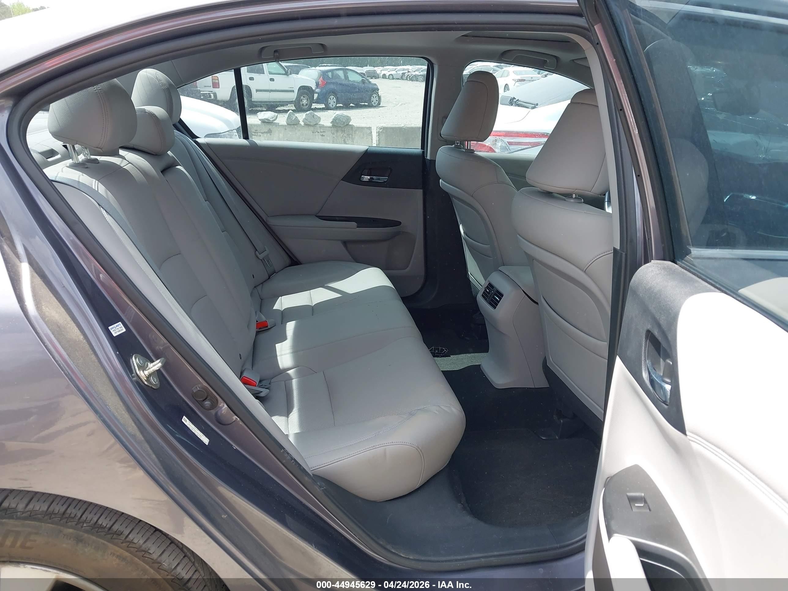 2014 Honda Accord Ex-l V-6 Серый vin: 1HGCR3F81EA031567