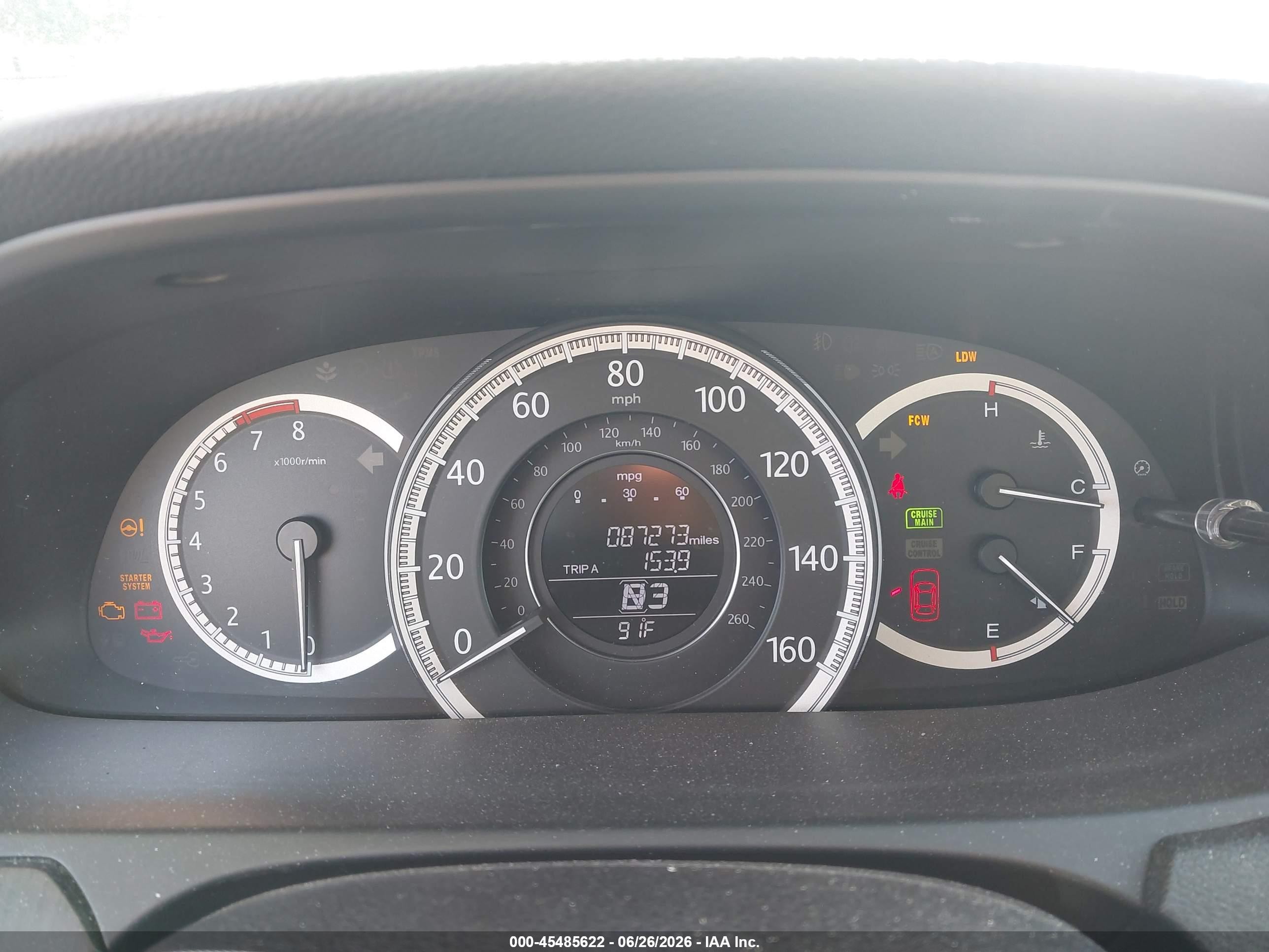 2014 Honda Accord Ex-l V-6 Cream vin: 1HGCR3F81EA040351