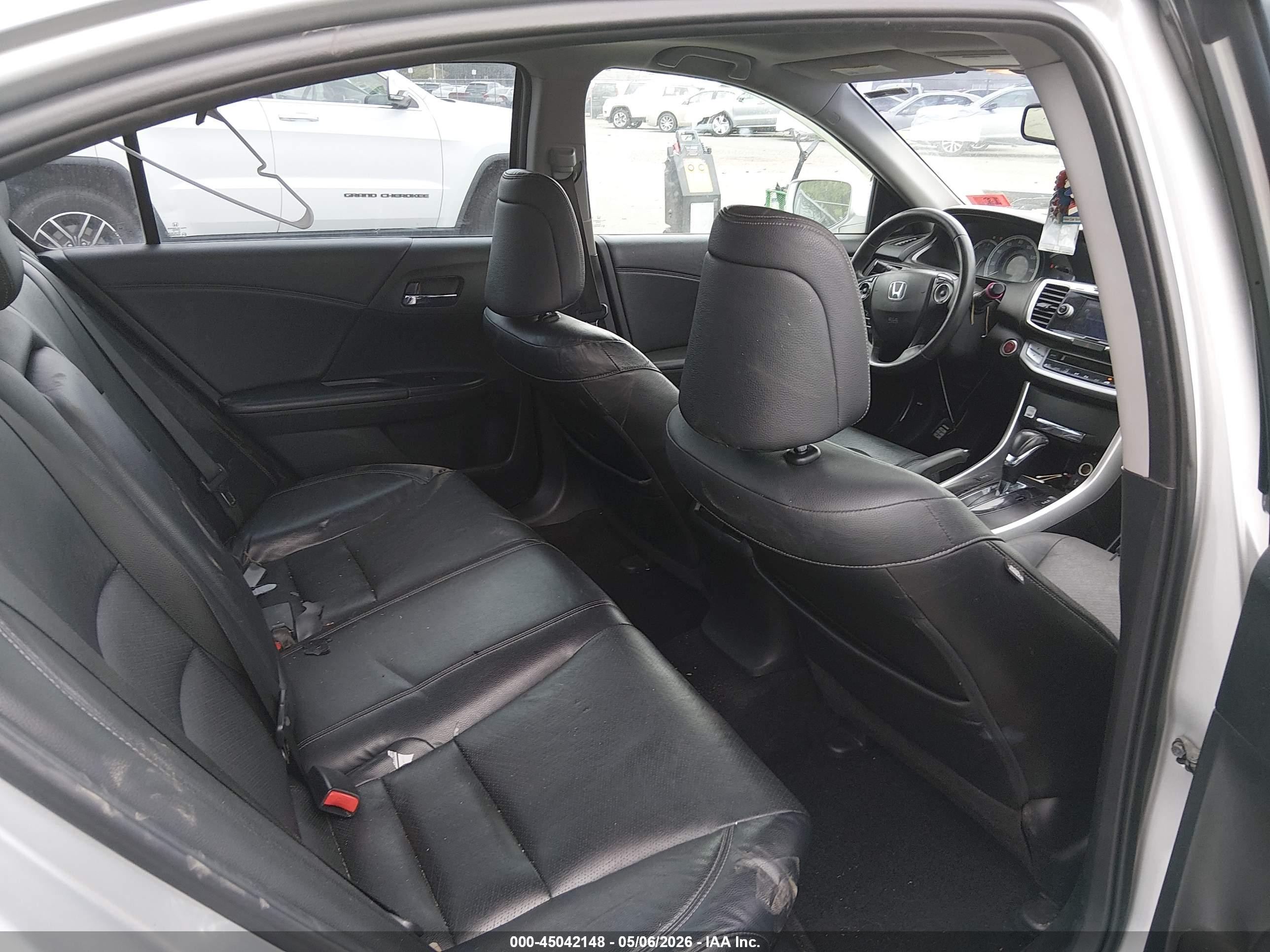 2015 Honda Accord Ex-l V-6 Gray vin: 1HGCR3F81FA003365