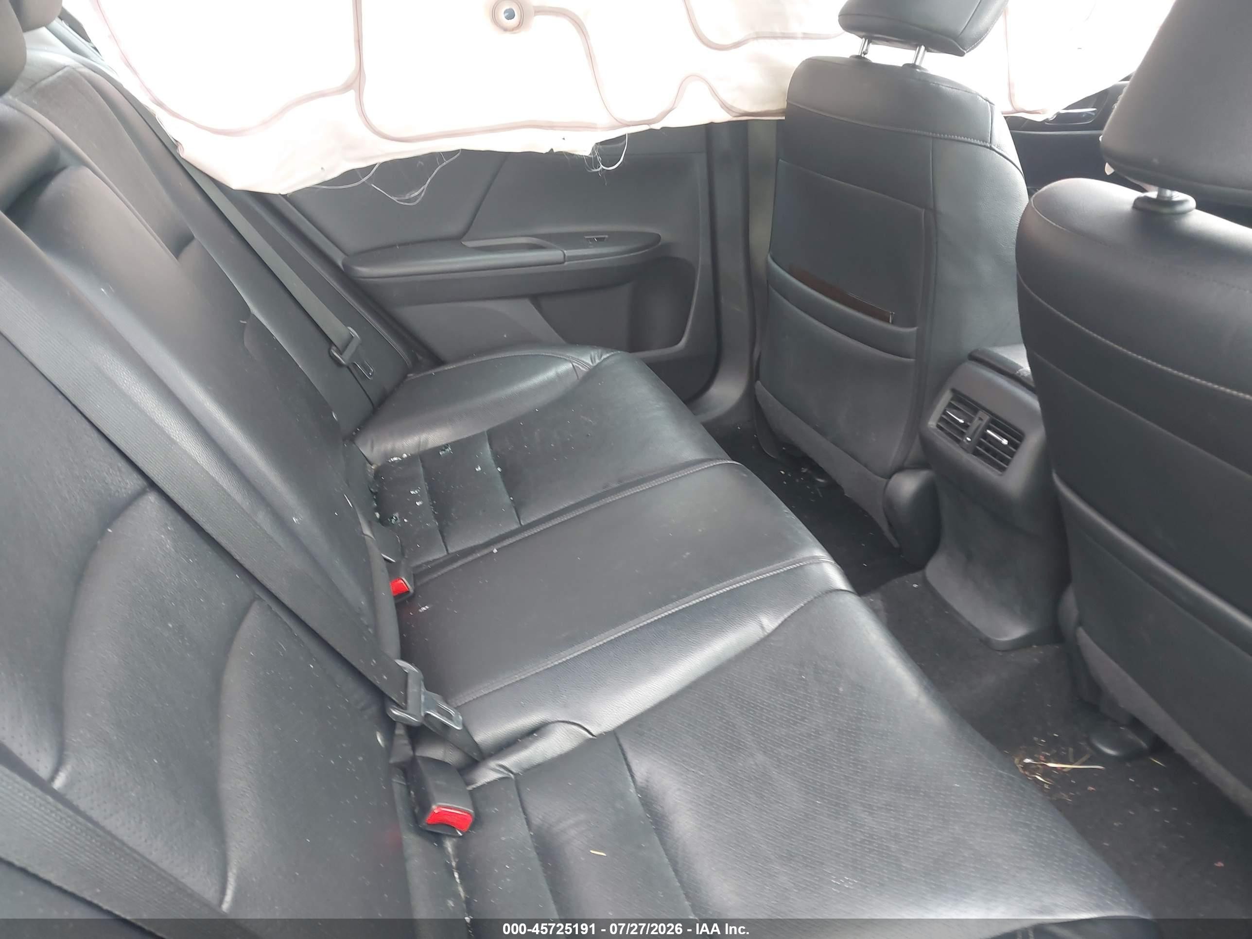 2015 Honda Accord Ex-l V-6 Black vin: 1HGCR3F81FA019209