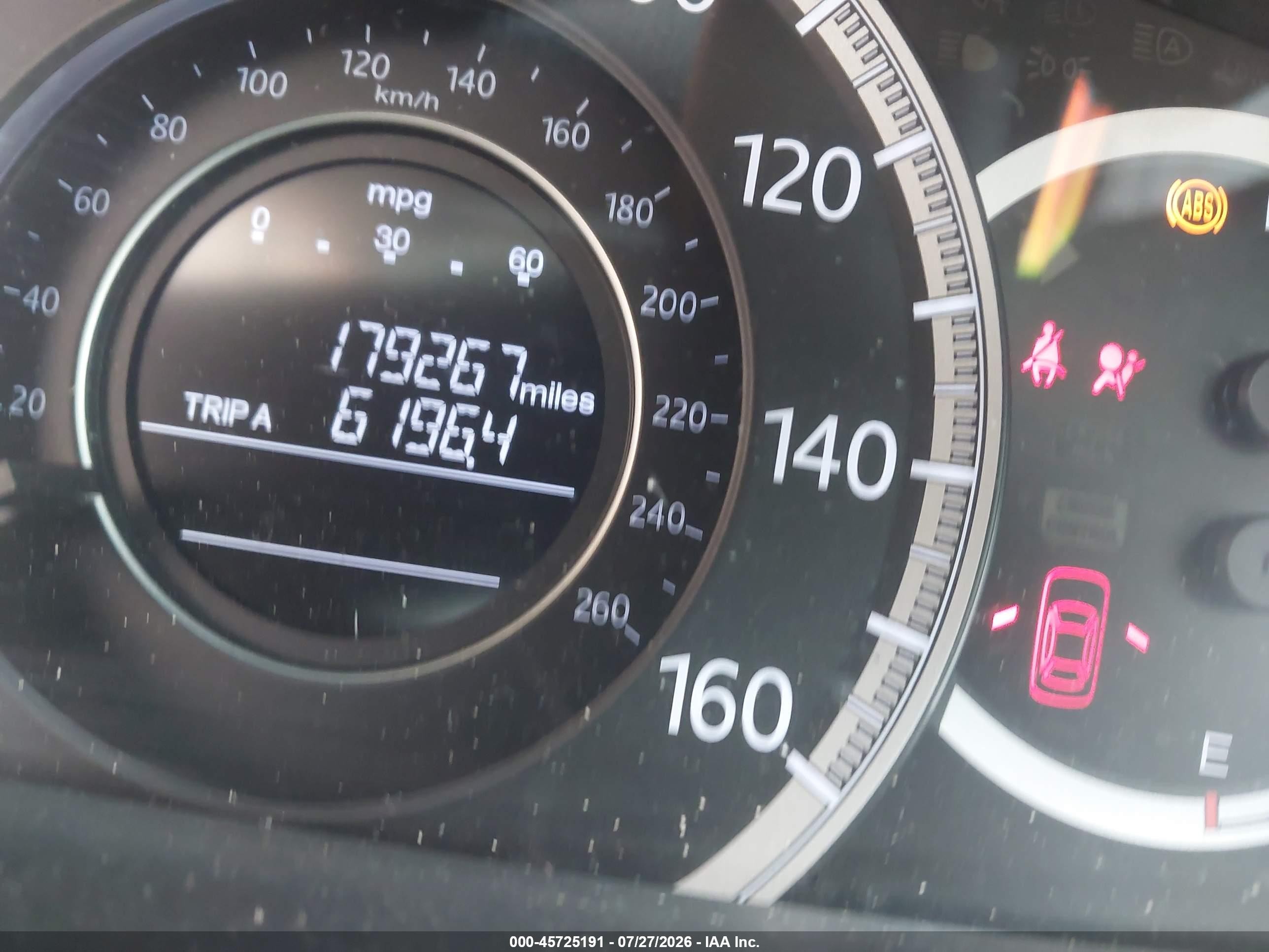 2015 Honda Accord Ex-l V-6 Black vin: 1HGCR3F81FA019209
