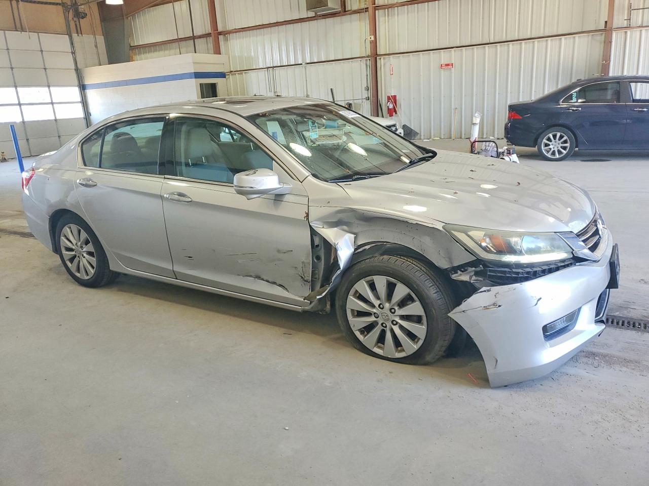 2015 Honda Accord Exl Silver vin: 1HGCR3F81FA019758