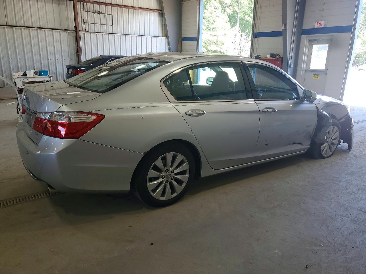 2015 Honda Accord Exl Silver vin: 1HGCR3F81FA019758