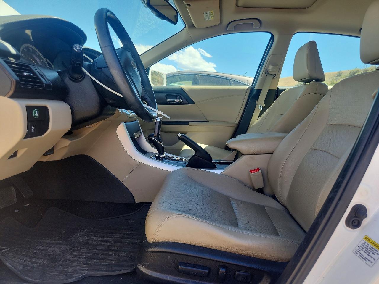 2015 Honda Accord Exl Белый vin: 1HGCR3F81FA019890