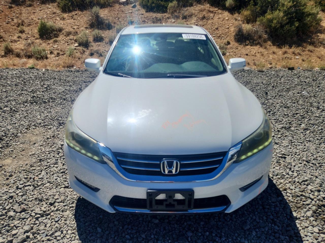 2015 Honda Accord Exl Белый vin: 1HGCR3F81FA019890