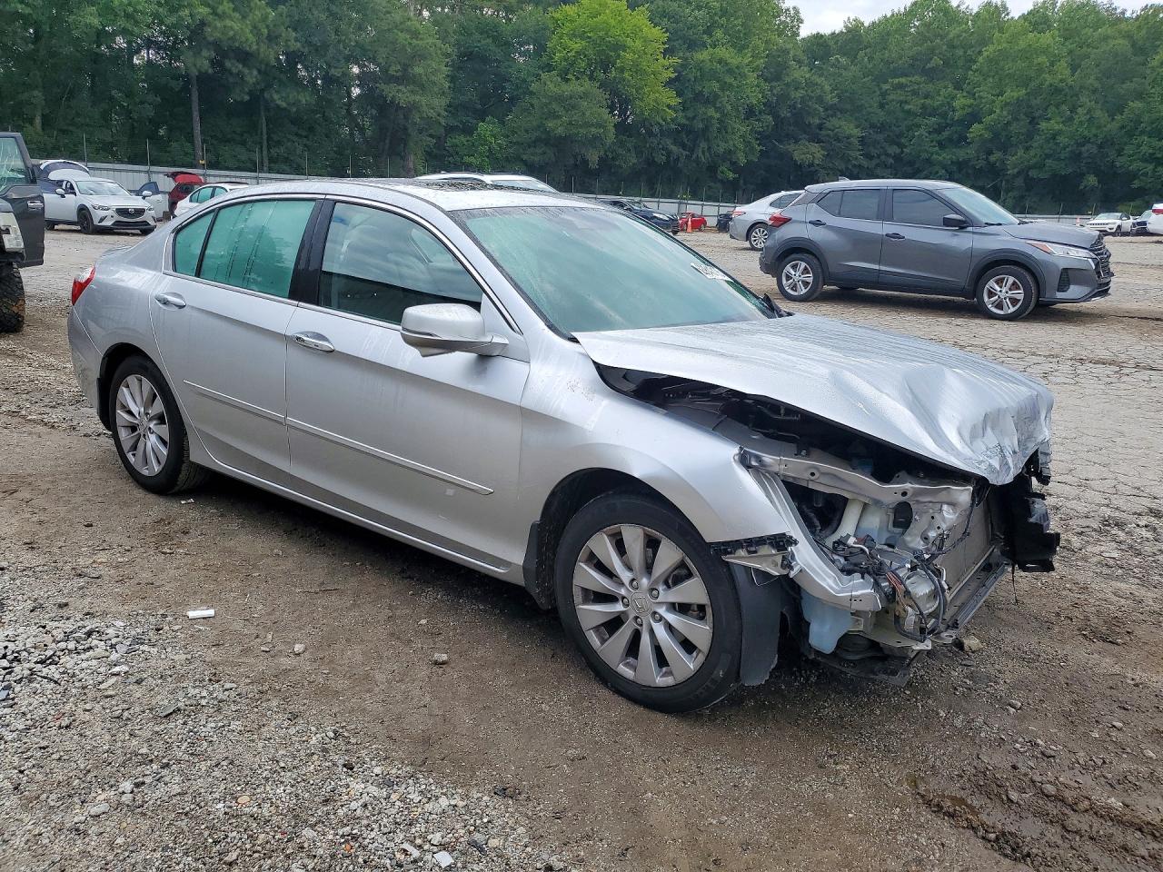 2015 Honda Accord Exl Серебряный vin: 1HGCR3F81FA030310