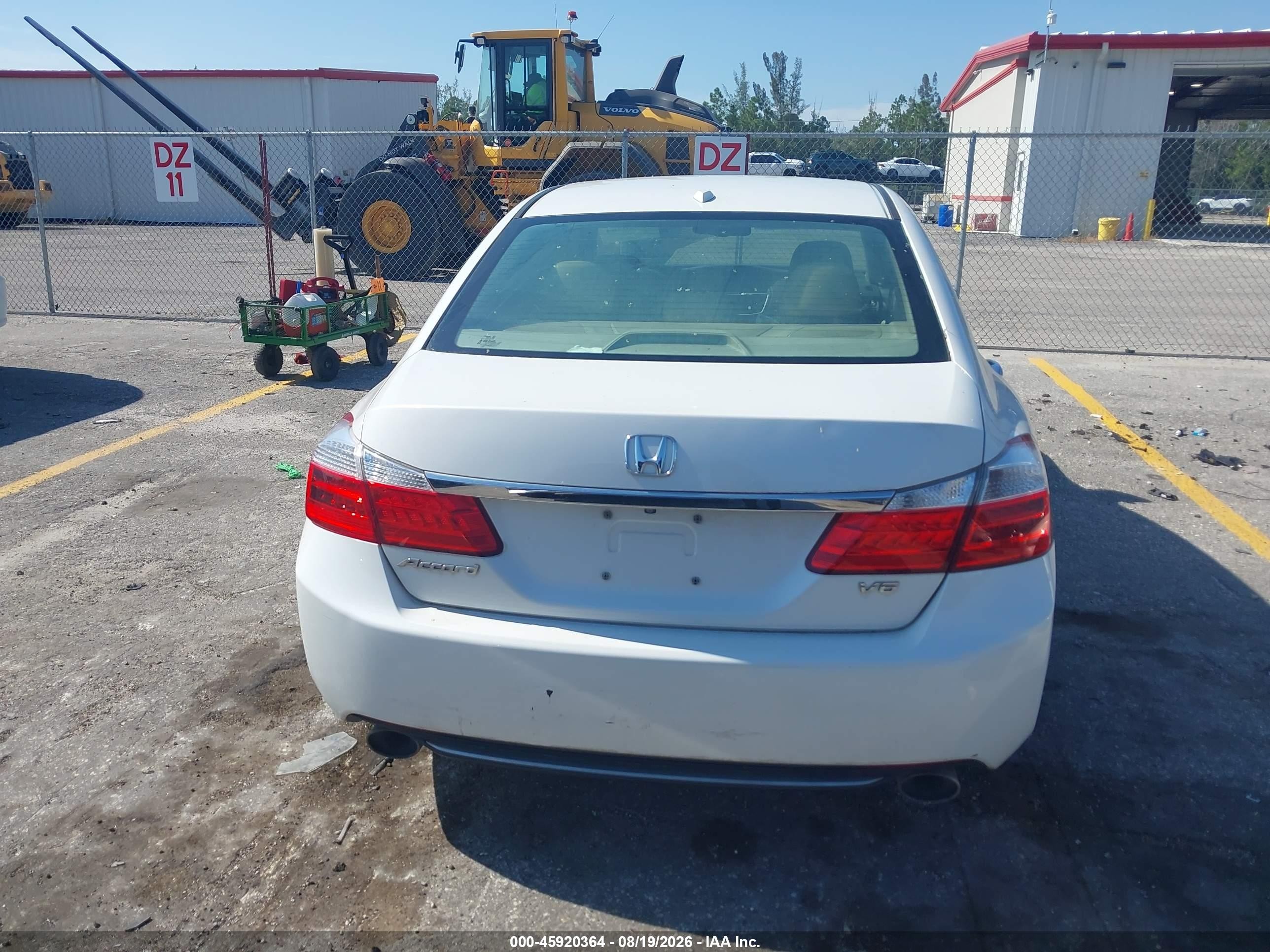 2015 Honda Accord Ex-l V-6 Белый vin: 1HGCR3F81FA034602