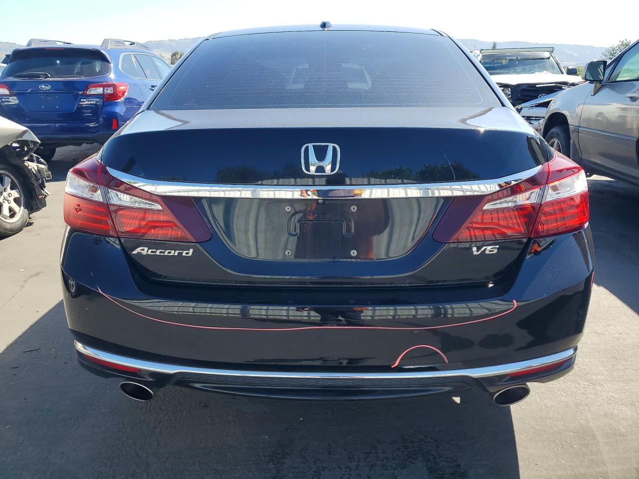 2017 Honda Accord Exl Black vin: 1HGCR3F81HA044775