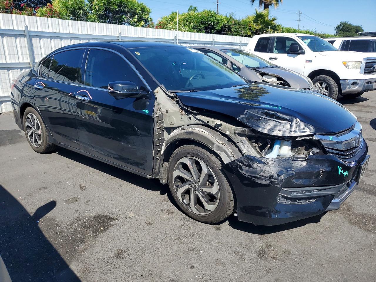 2017 Honda Accord Exl Black vin: 1HGCR3F81HA044775