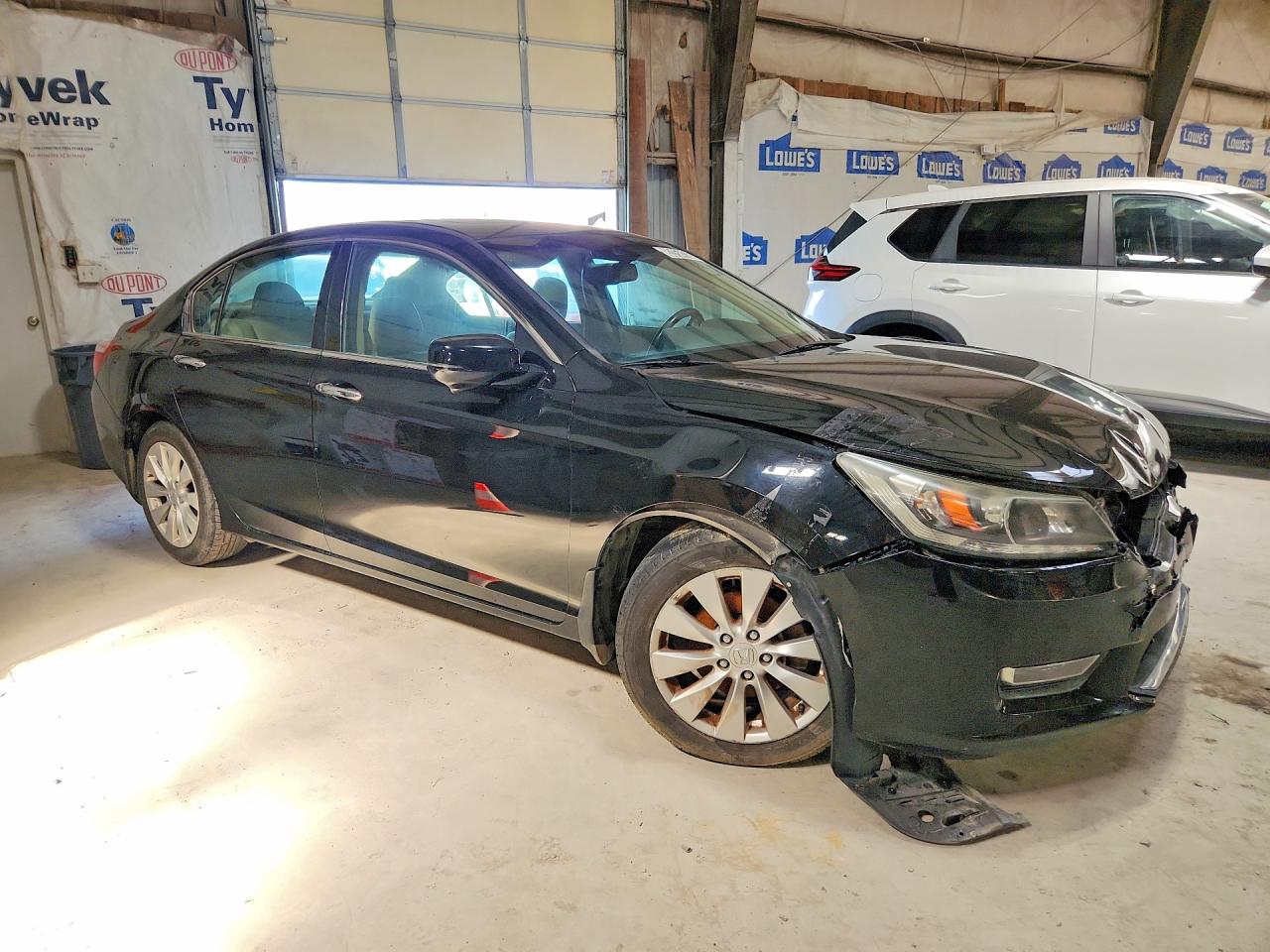 2013 Honda Accord Exl Черный vin: 1HGCR3F82DA005297