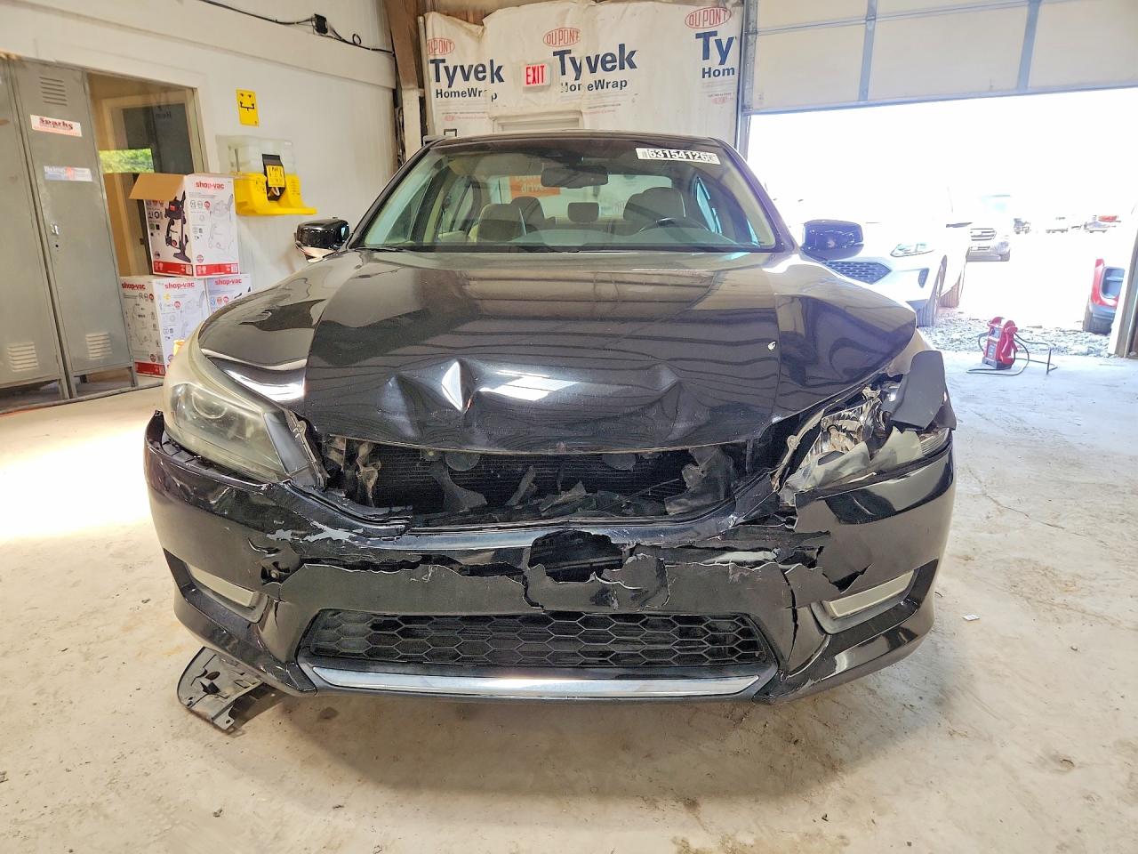 2013 Honda Accord Exl Черный vin: 1HGCR3F82DA005297